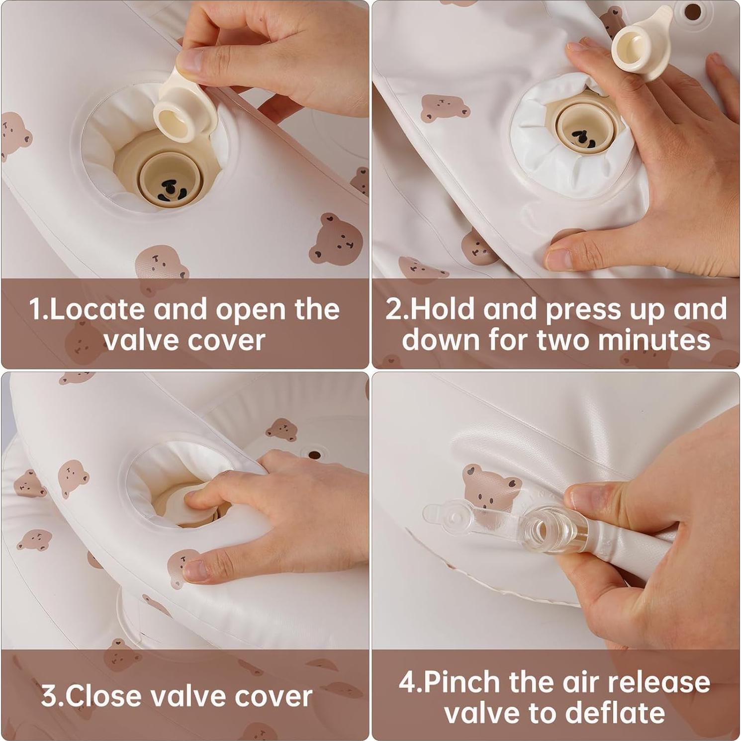 Silla Inflable para Bebés Little Angels con Bandeja - 0.47 kg