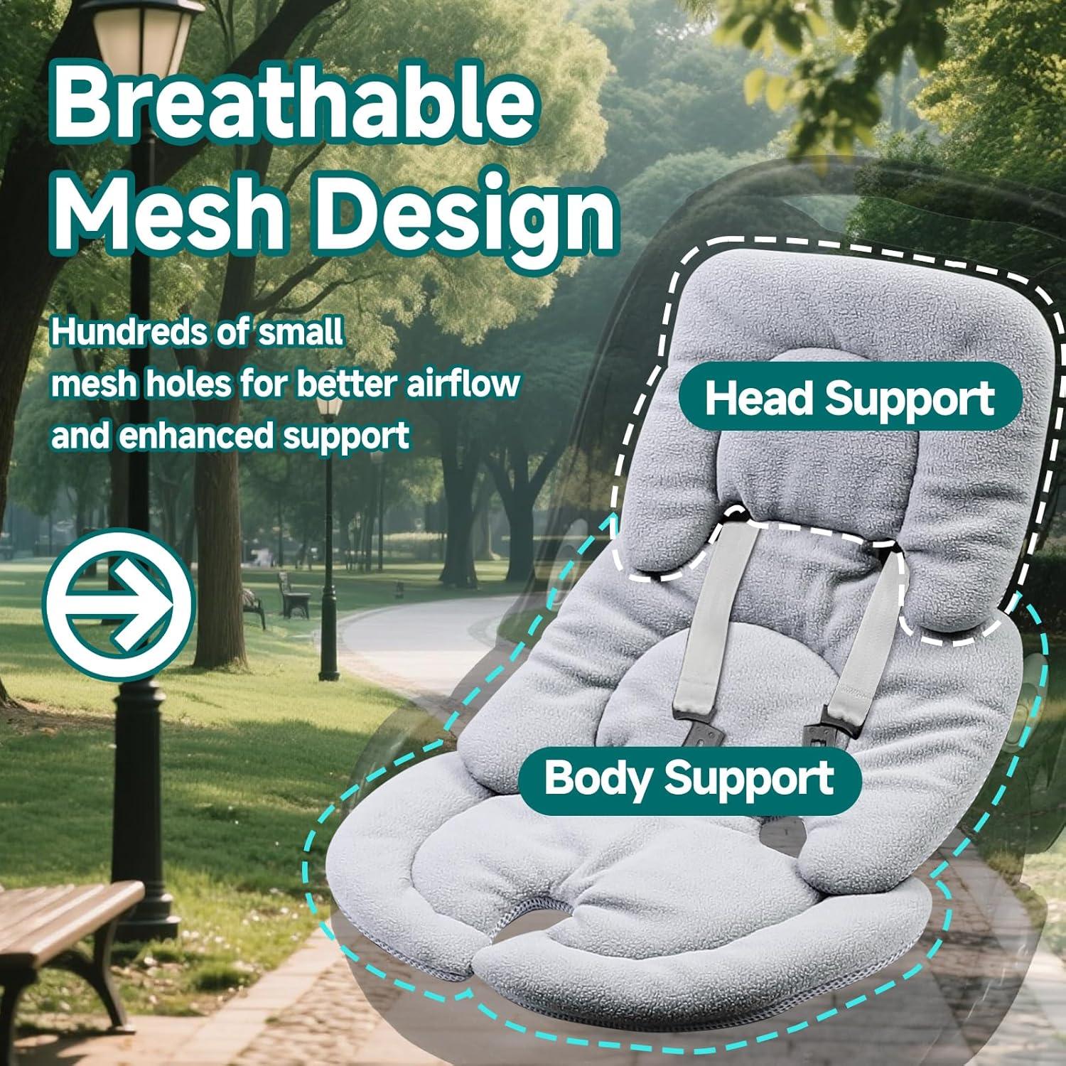 Inserto para Asiento de Auto Bebé Eiszhjk EINPZD-01 Gris