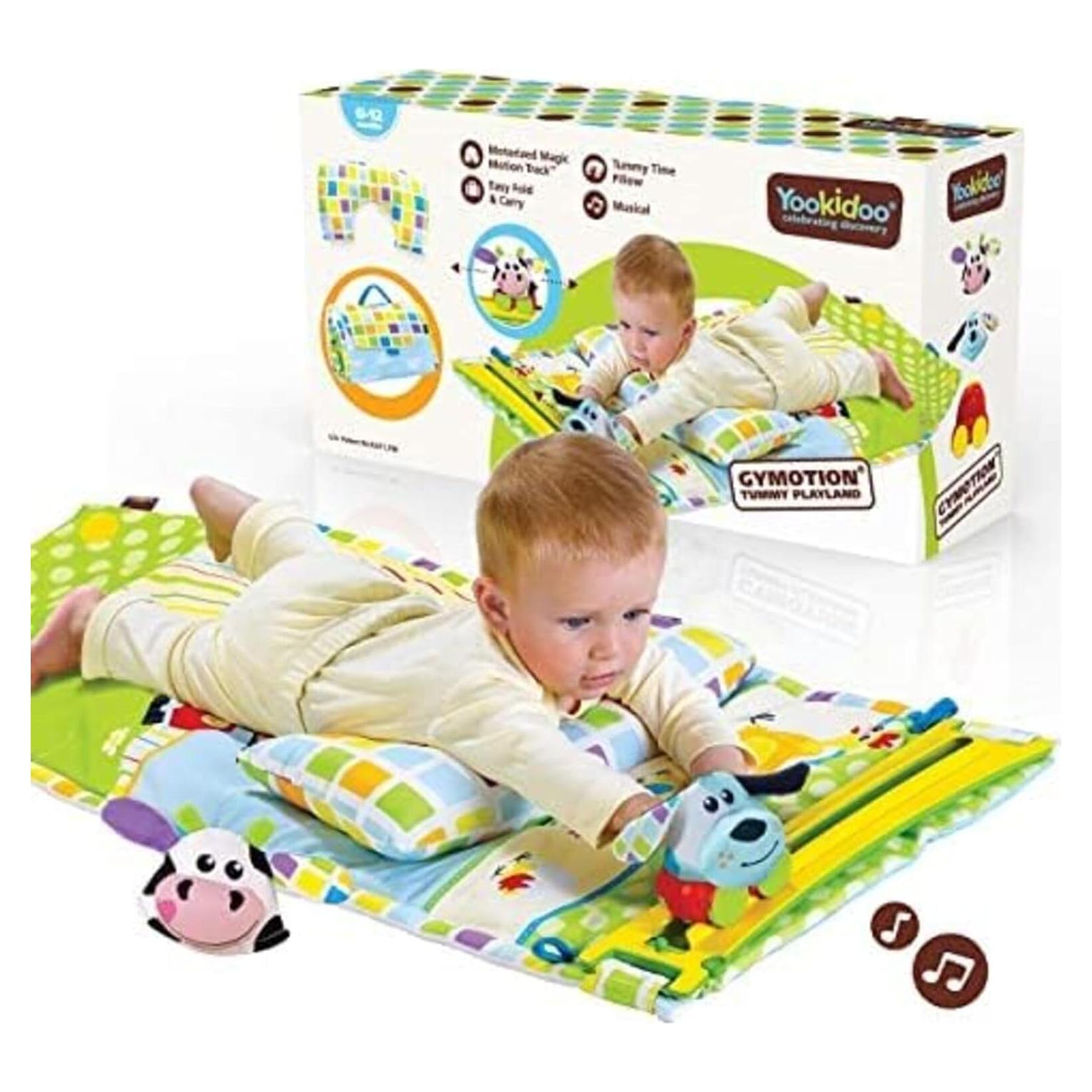 Alfombra de Juego Yookidoo 3 en 1 para Bebés 0-12 Meses