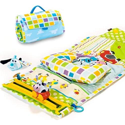 Alfombra de Juego Yookidoo 3 en 1 para Bebés 0-12 Meses