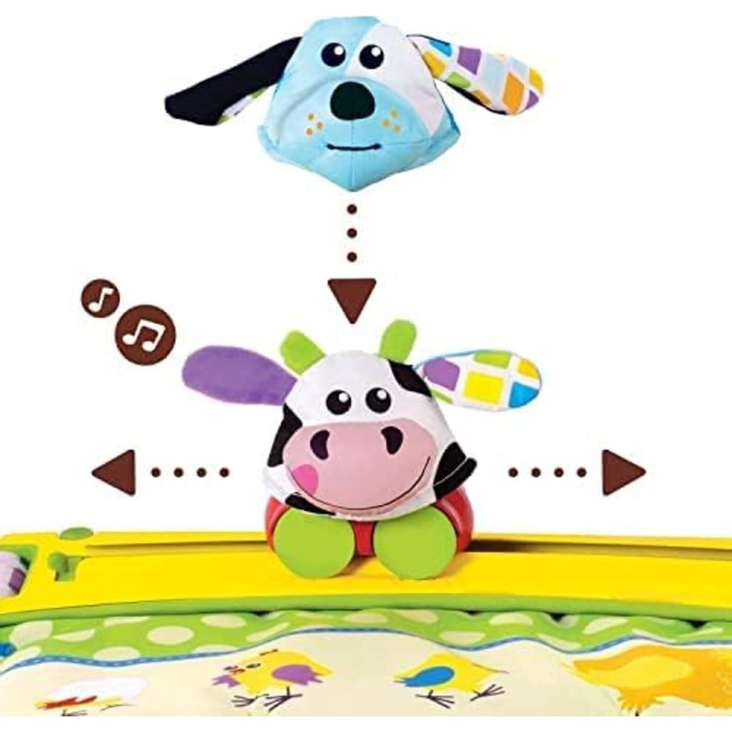 Alfombra de Juego Yookidoo 3 en 1 para Bebés 0-12 Meses