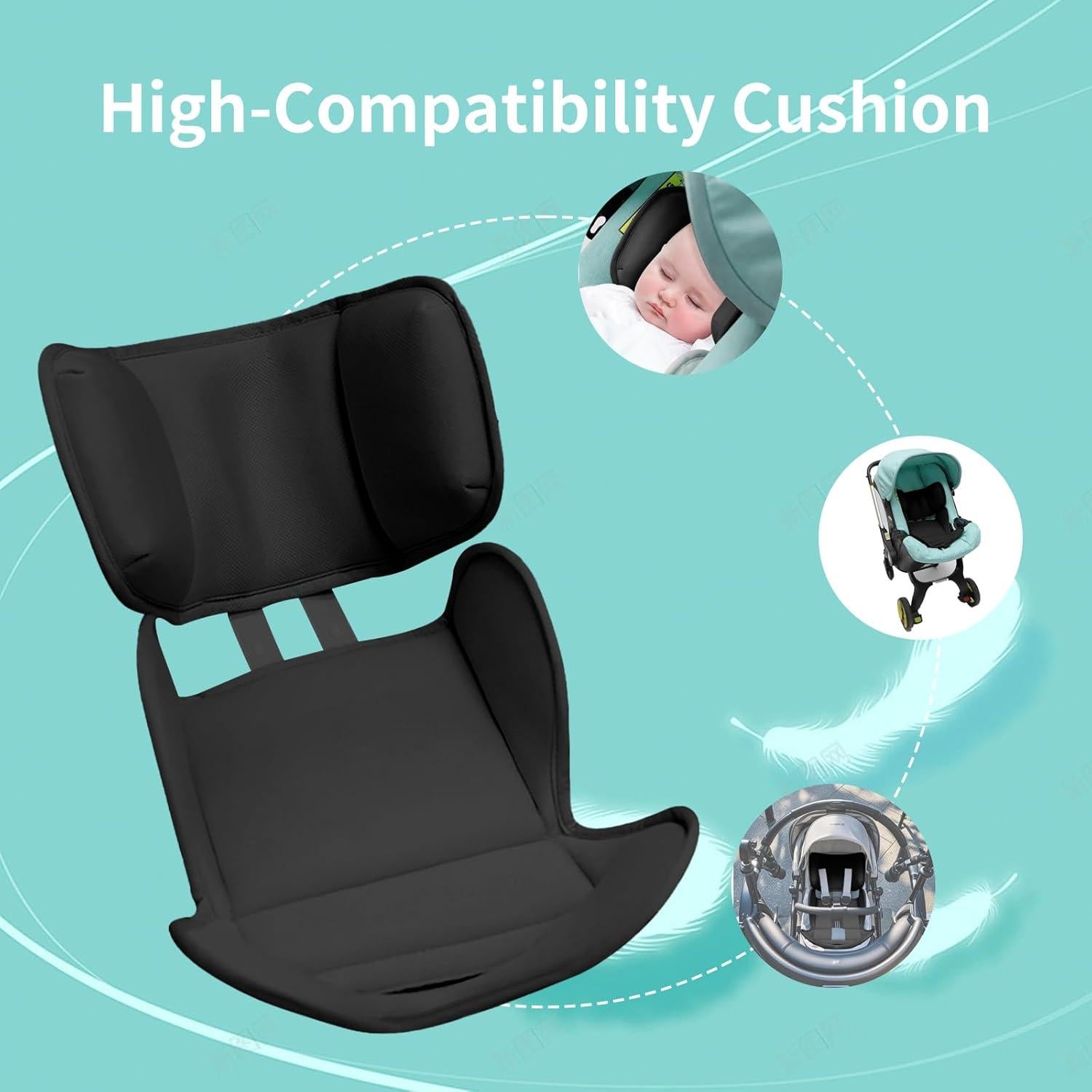 Soporte de Cabeza y Cuerpo HitTopss para Asiento de Auto Bebés