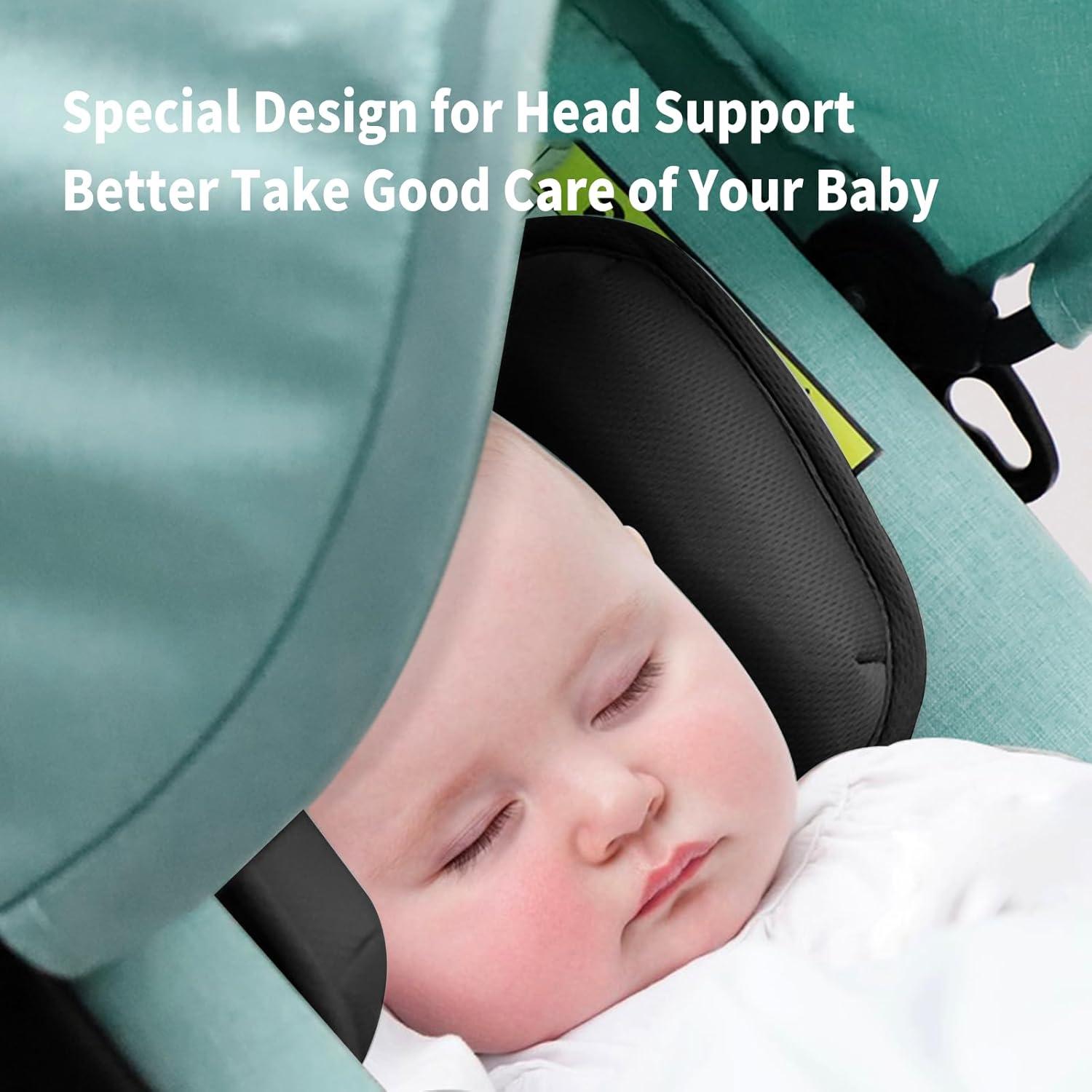 Soporte de Cabeza y Cuerpo HitTopss para Asiento de Auto Bebés