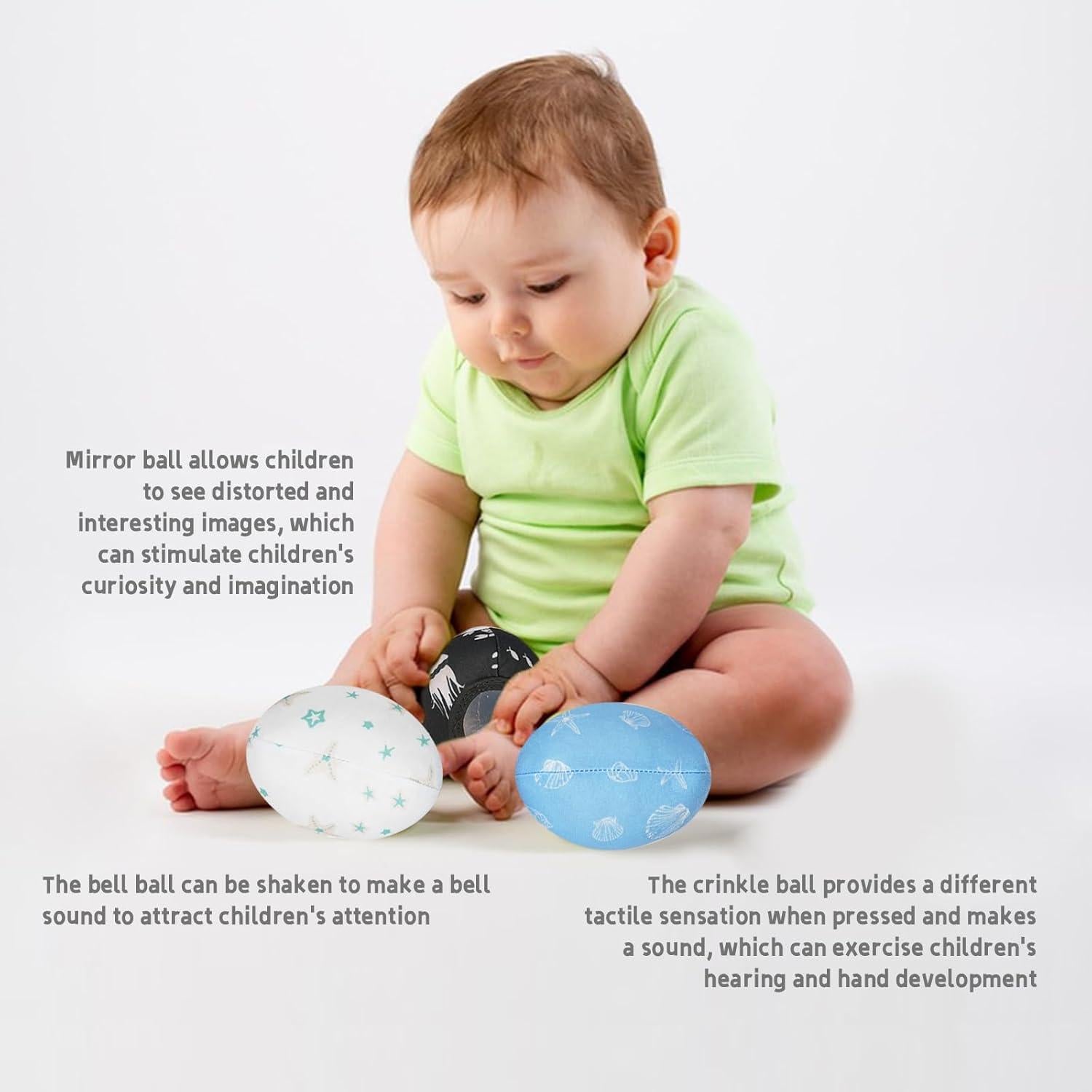 Inserto Reversible Mamaroo + 3 Bolas de Juguete FSINWV