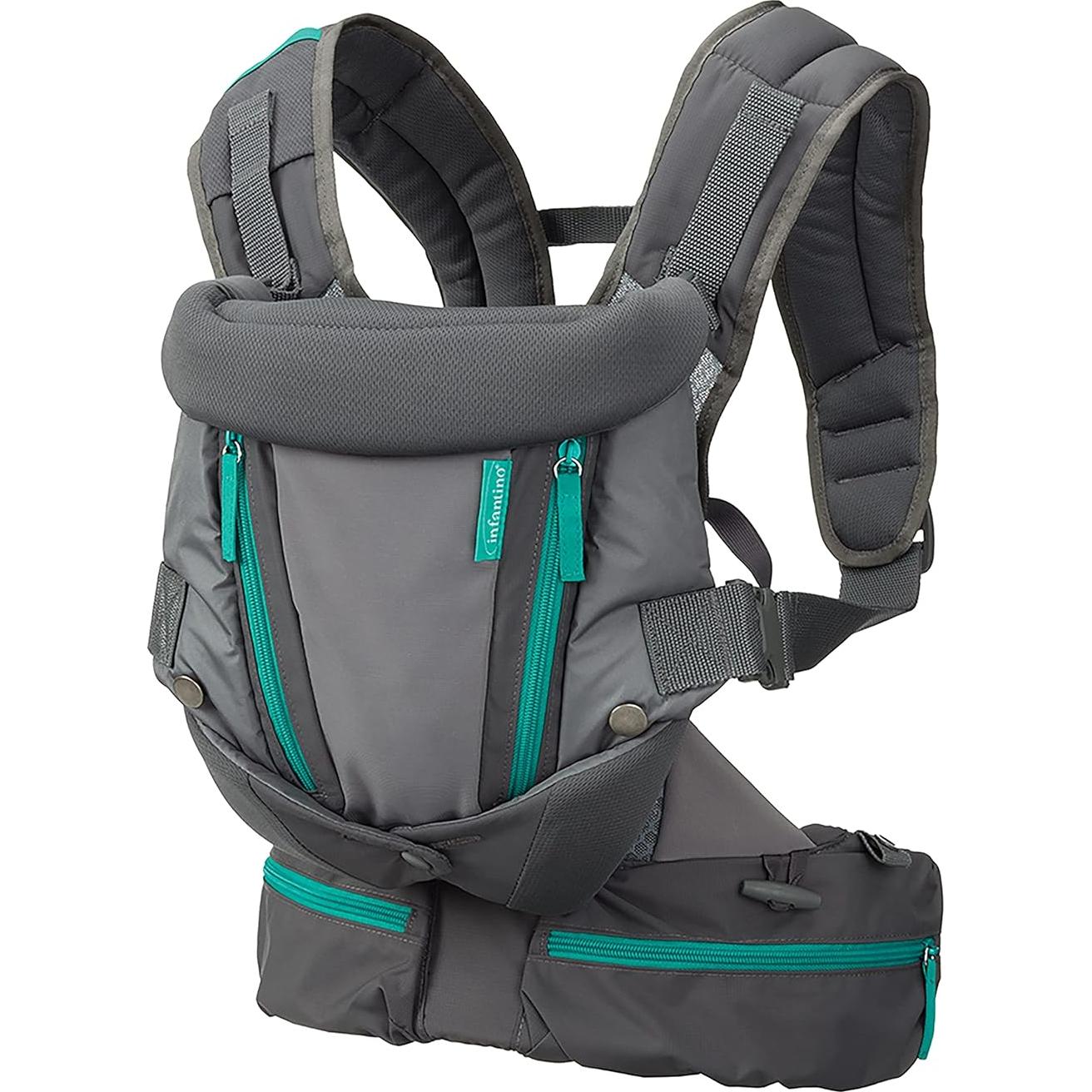 Portabebés Infantino Carry On Gris Ergonómico 3.6-18.1 kg