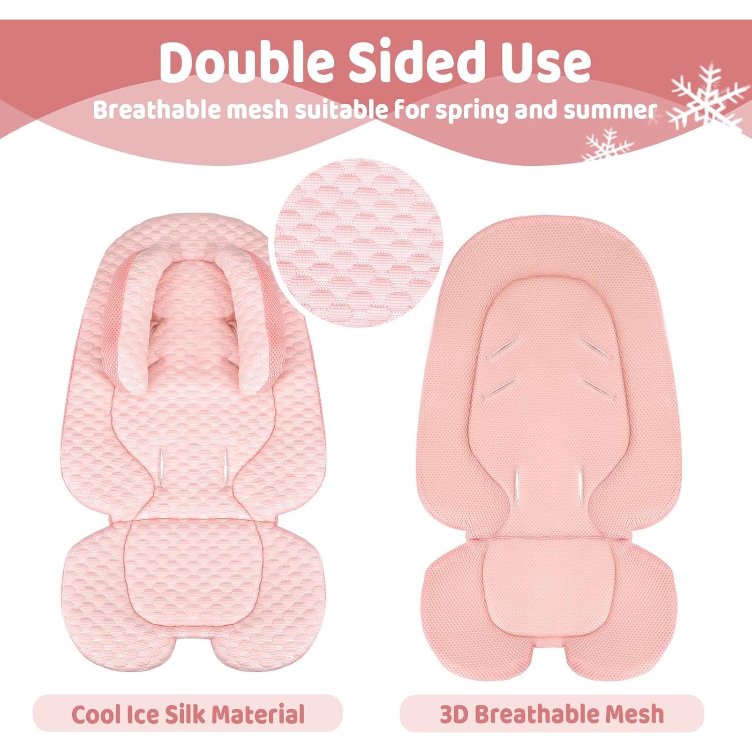 Inserto para Asiento de Auto Infantil KAKIBLIN Rosa Enfriador