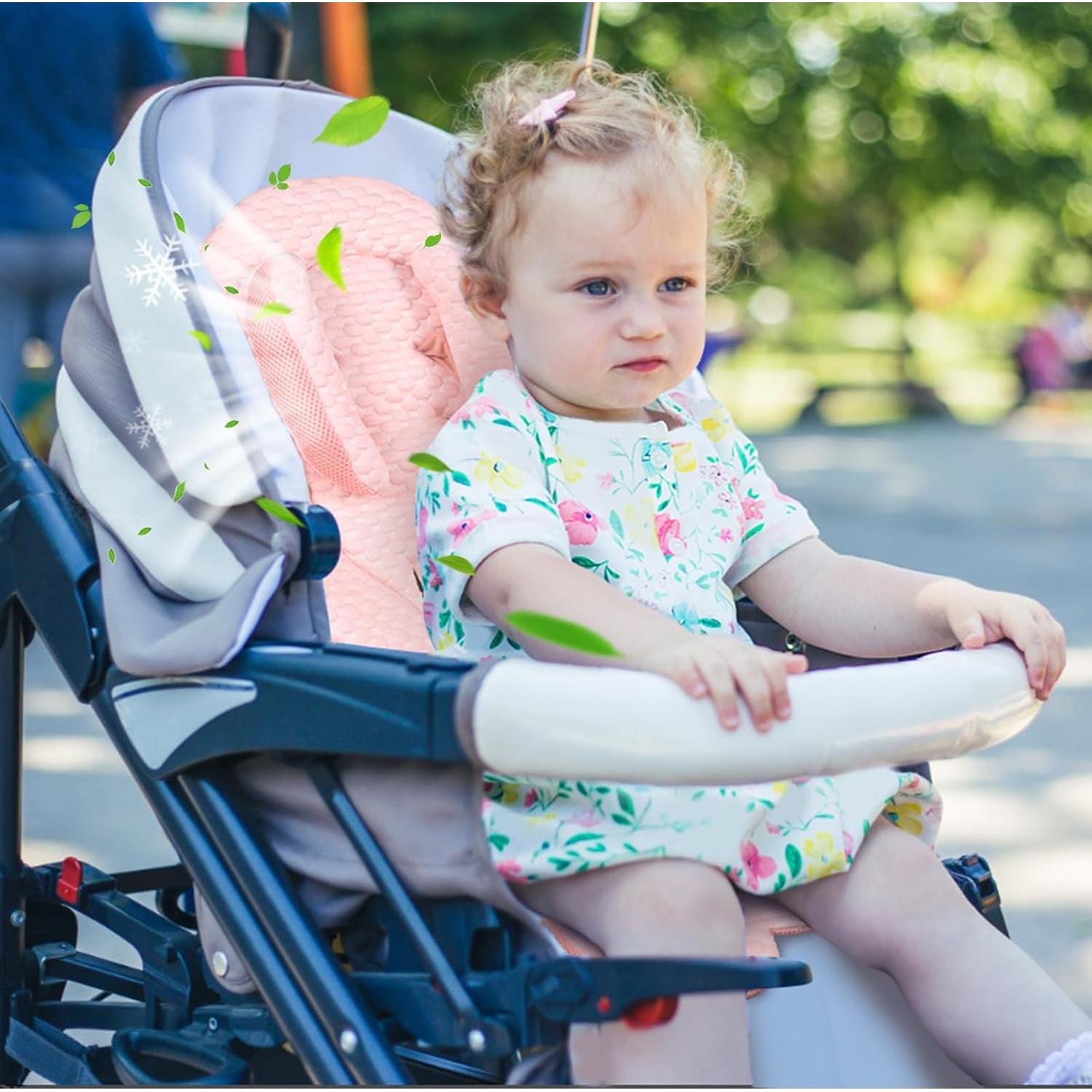 Inserto para Asiento de Auto Infantil KAKIBLIN Rosa Enfriador
