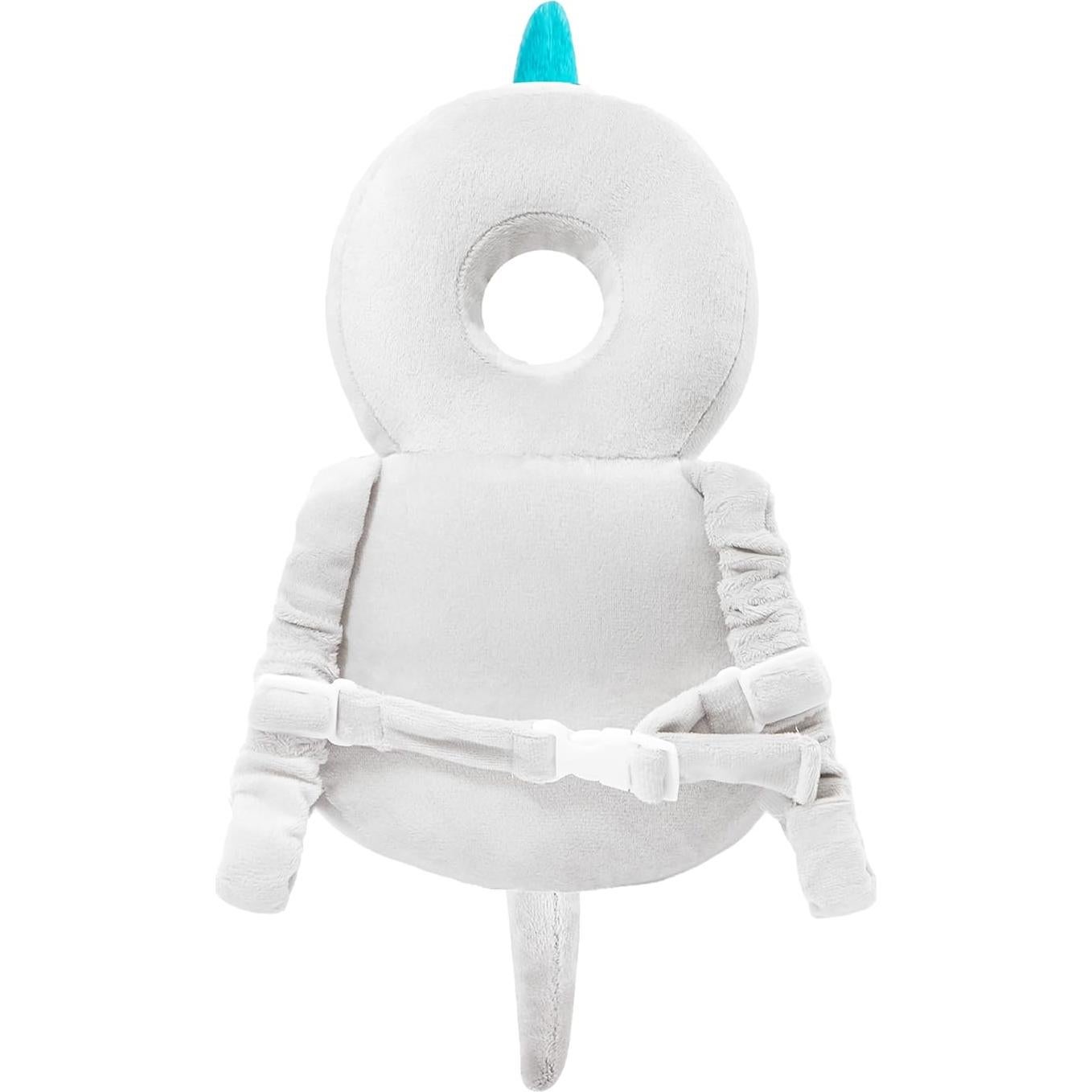 Protector de Espalda para Bebés BW001 Dinosaurio Gris Ajustable