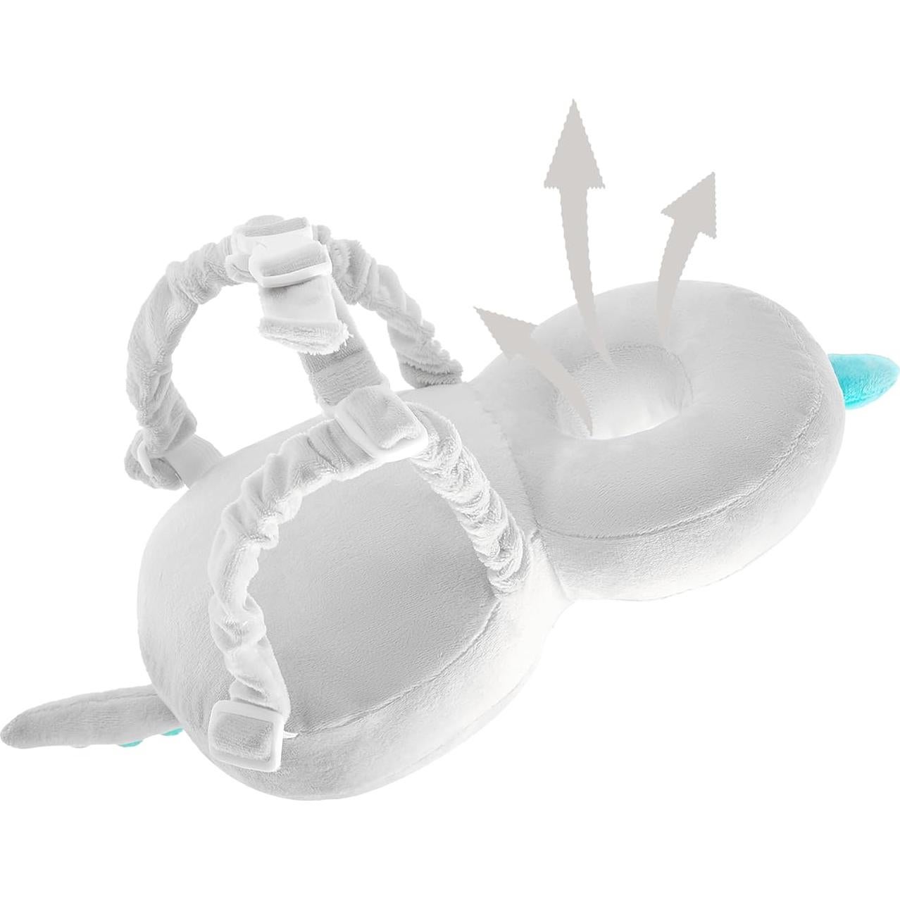 Protector de Espalda para Bebés BW001 Dinosaurio Gris Ajustable