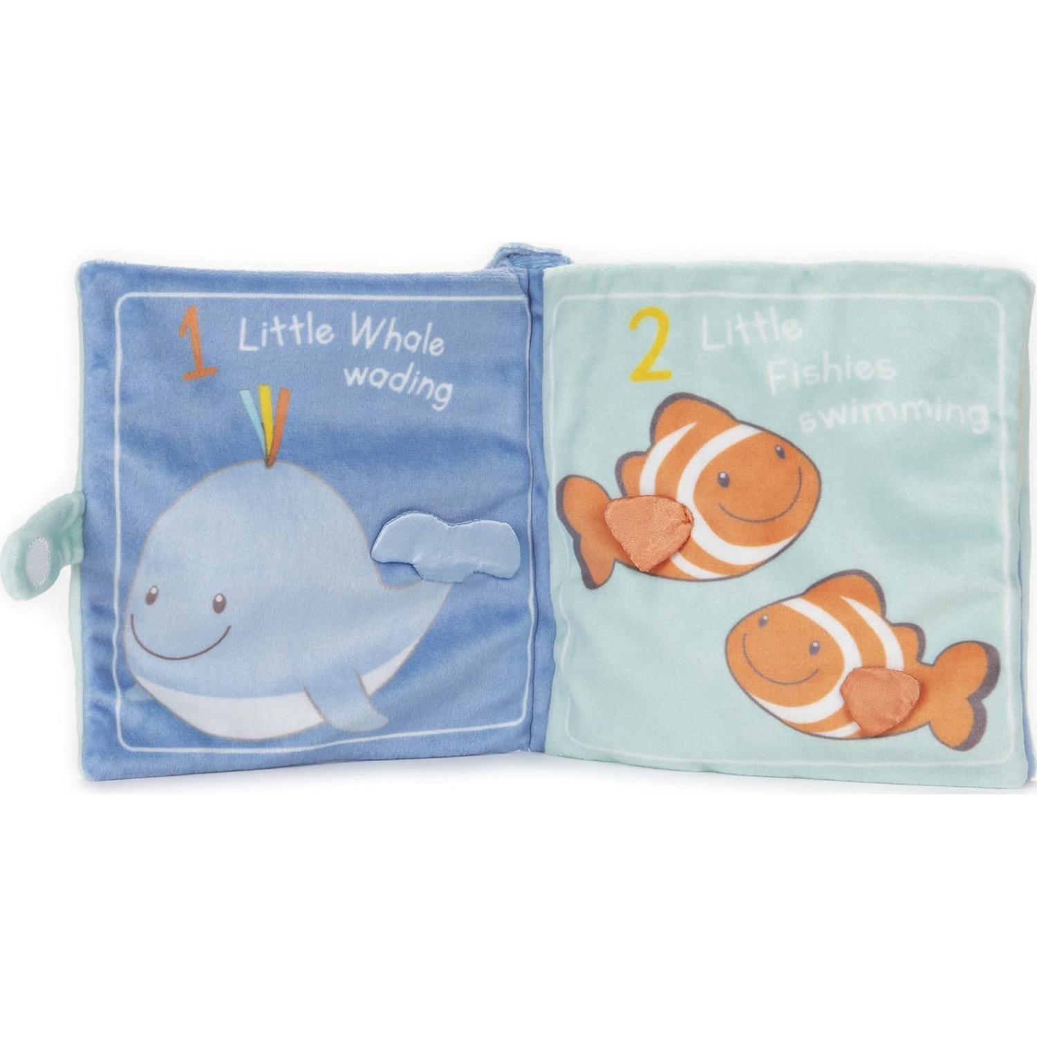 Libro Suave de Peluche GUND Ballena Sleepy Seas 20 cm