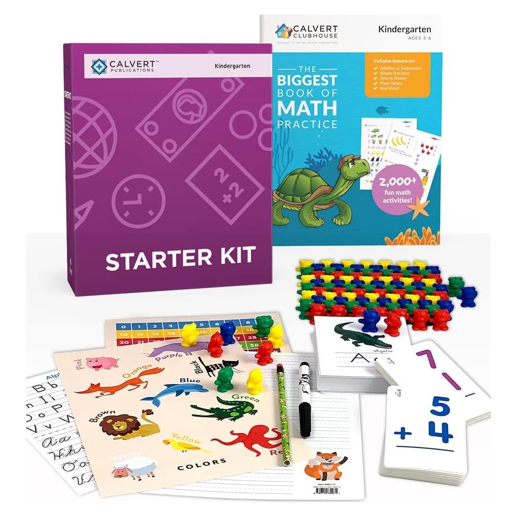 Kit de Matemáticas para Jardín de Infancia Calvert 320 Páginas