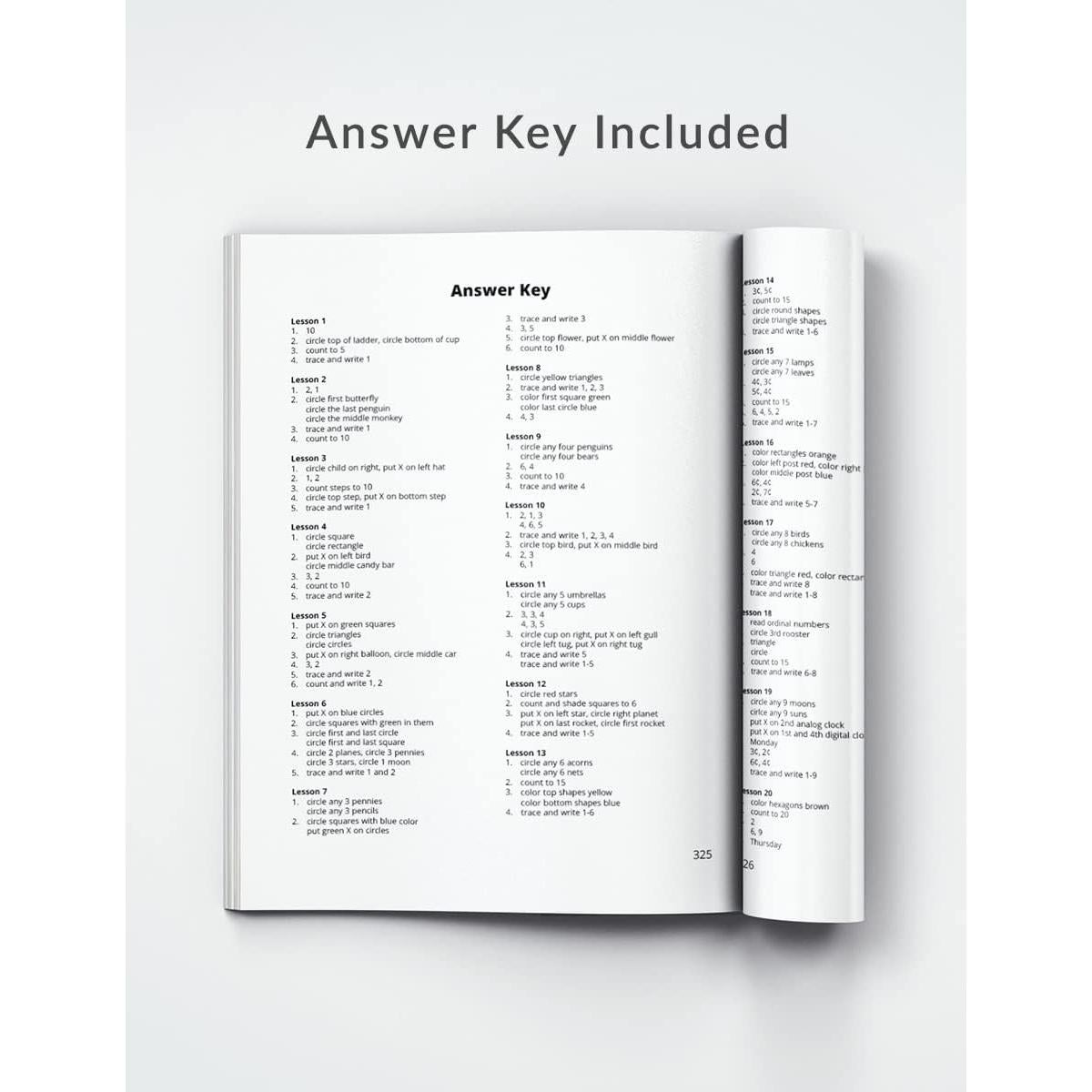 Kit de Matemáticas para Jardín de Infancia Calvert 320 Páginas