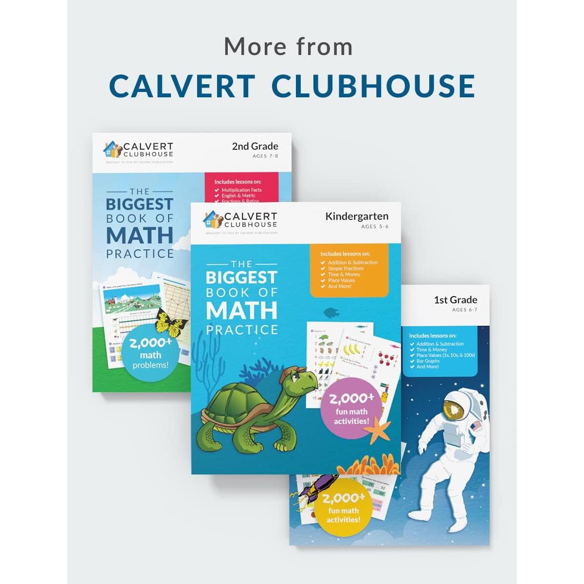 Kit de Matemáticas para Jardín de Infancia Calvert 320 Páginas