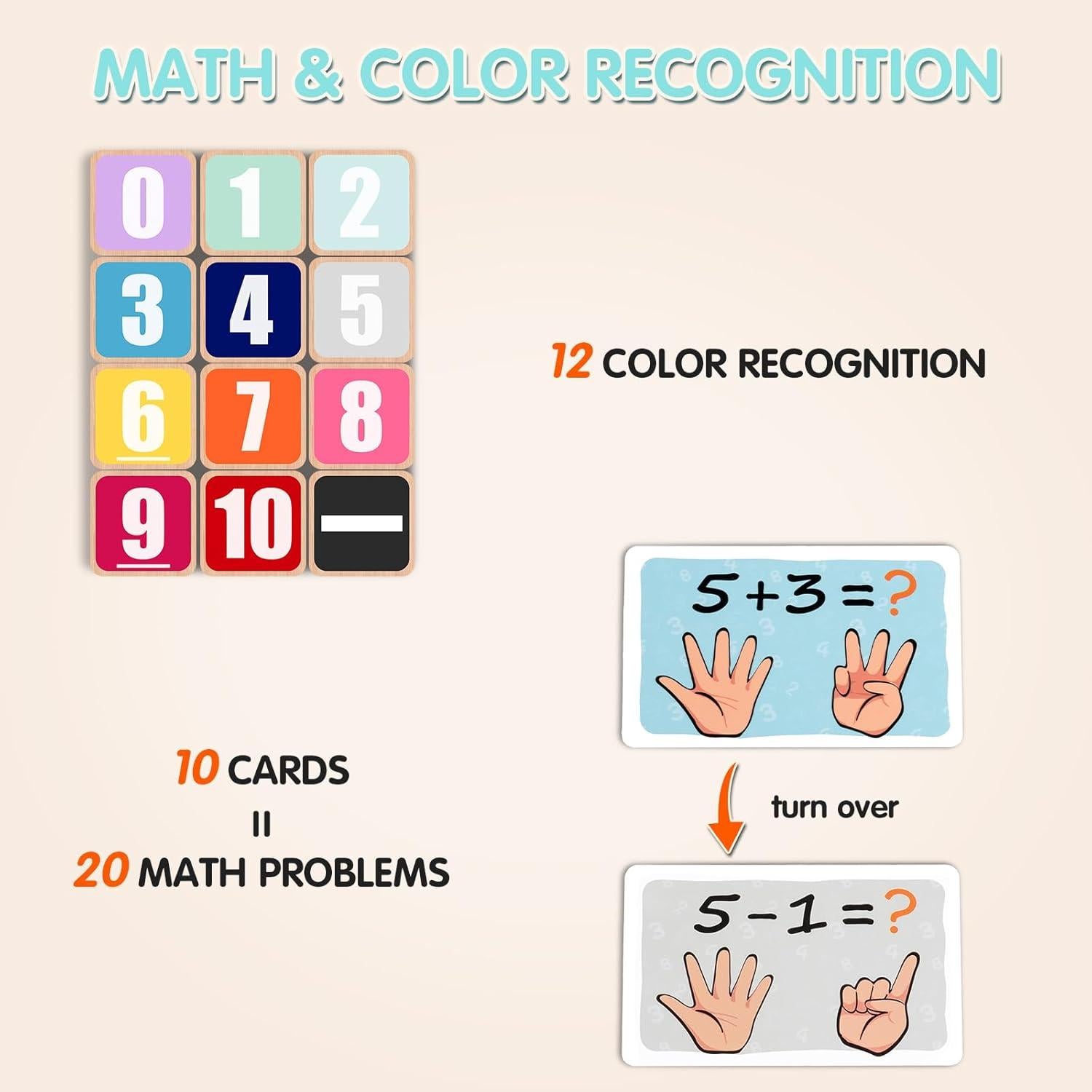 Juguete de Matemáticas Montessori Top Bright para Niños 2-4 Años