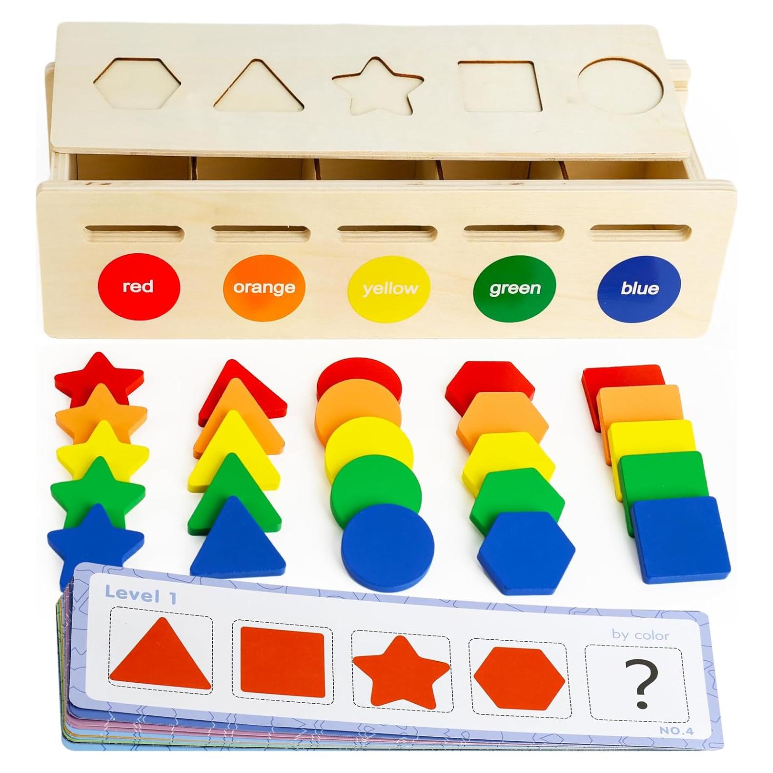 Caja de Clasificación de Formas LovesTown 25 Piezas Montessori