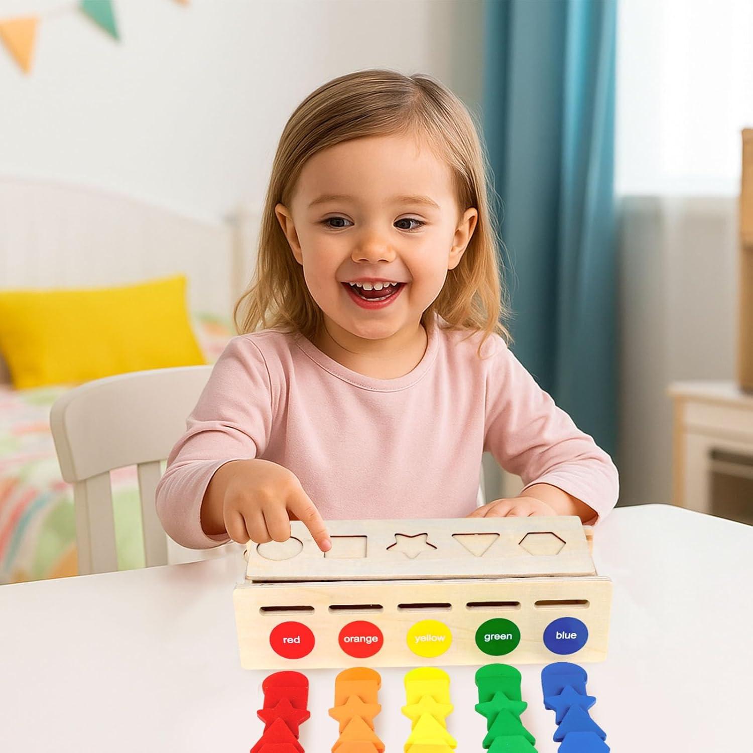 Caja de Clasificación de Formas LovesTown 25 Piezas Montessori