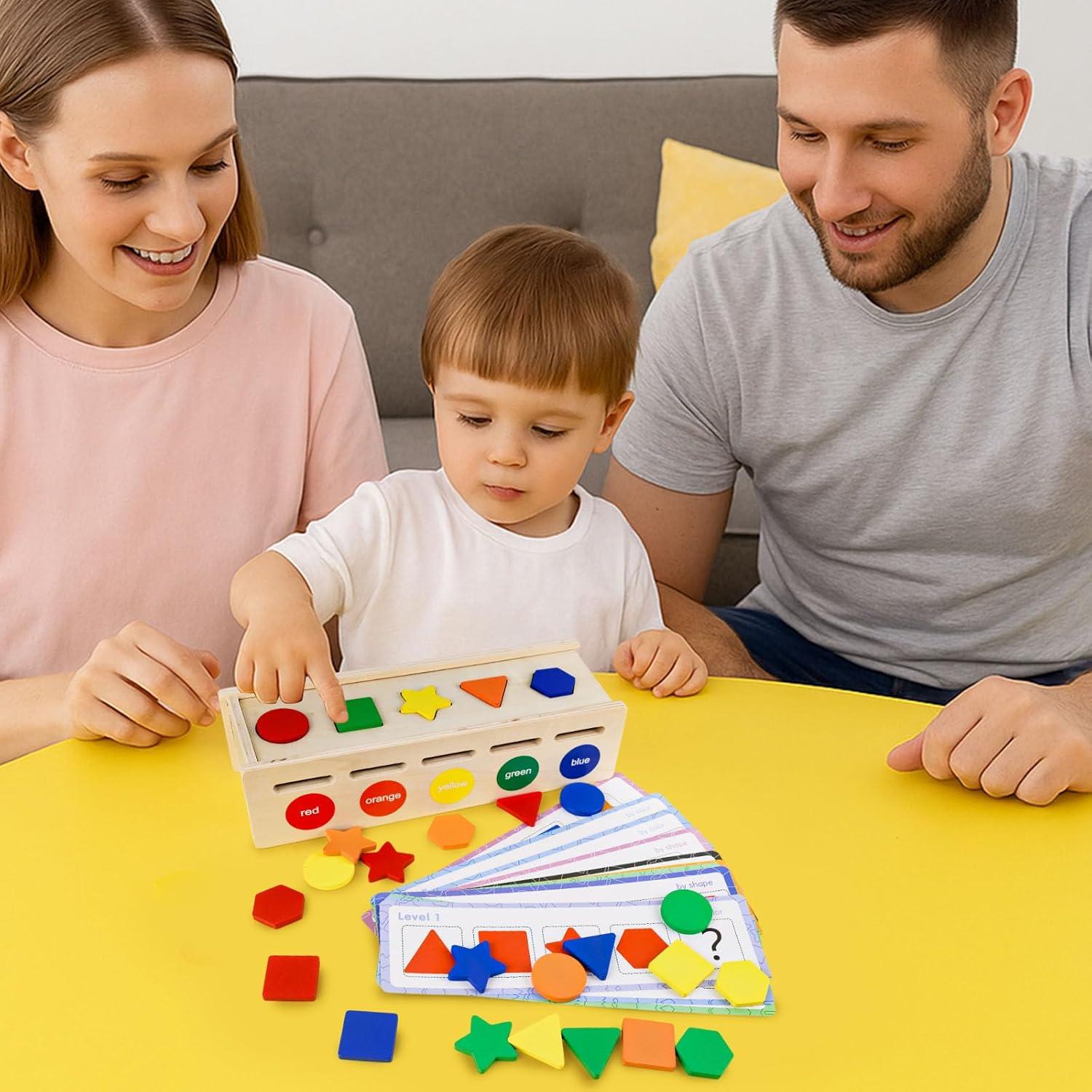Caja de Clasificación de Formas LovesTown 25 Piezas Montessori