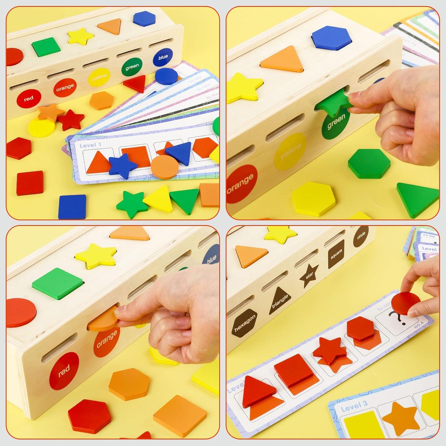 Caja de Clasificación de Formas LovesTown 25 Piezas Montessori