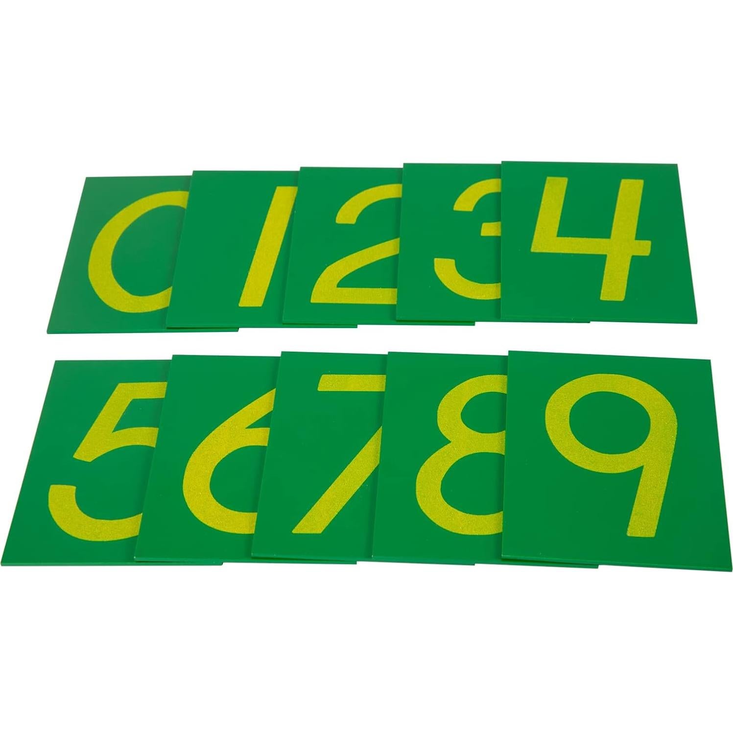 Números de Madera Montessori Adena - Material Educativo 0-9