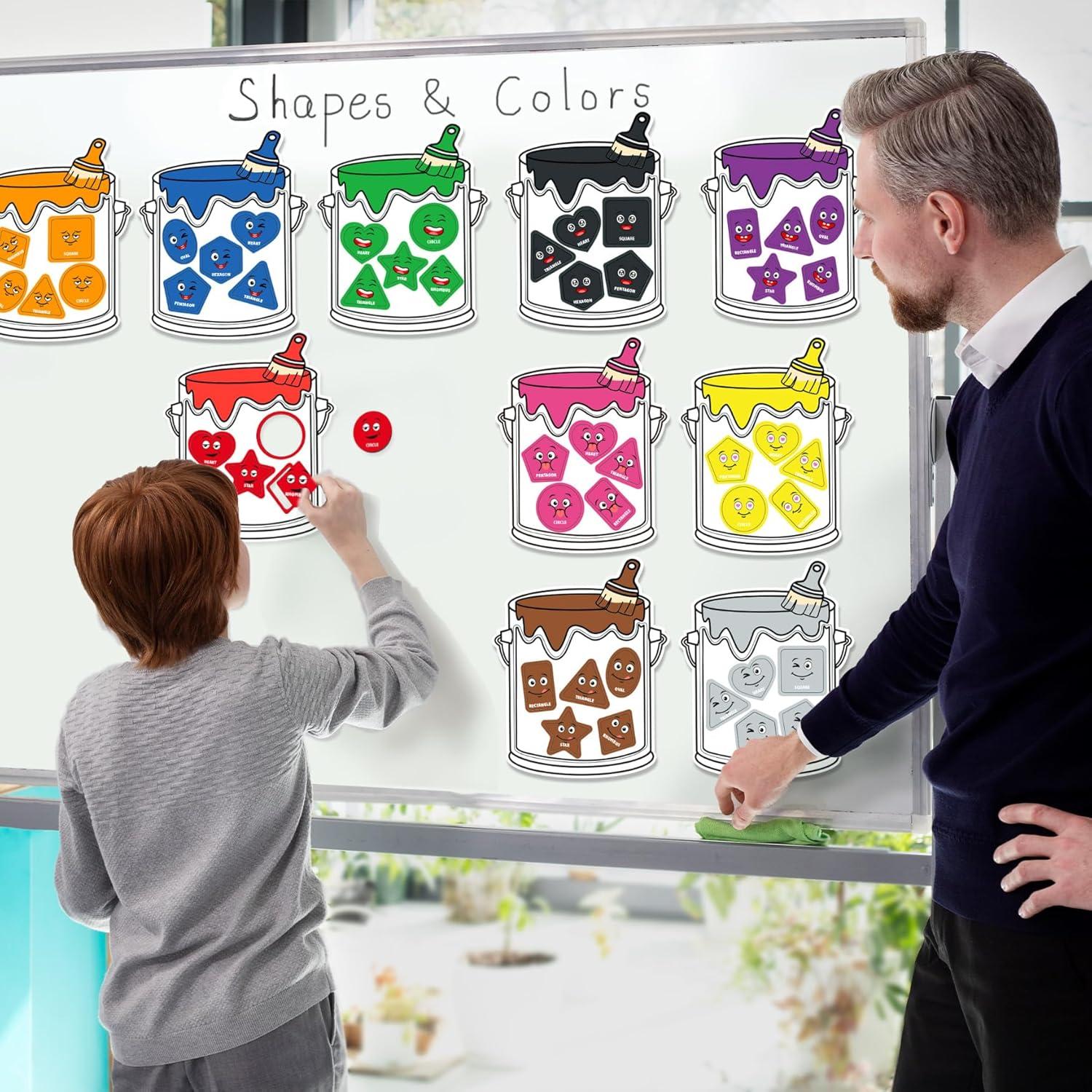 Juego de Clasificación de Colores Magnéticos Creatoy 50 Piezas