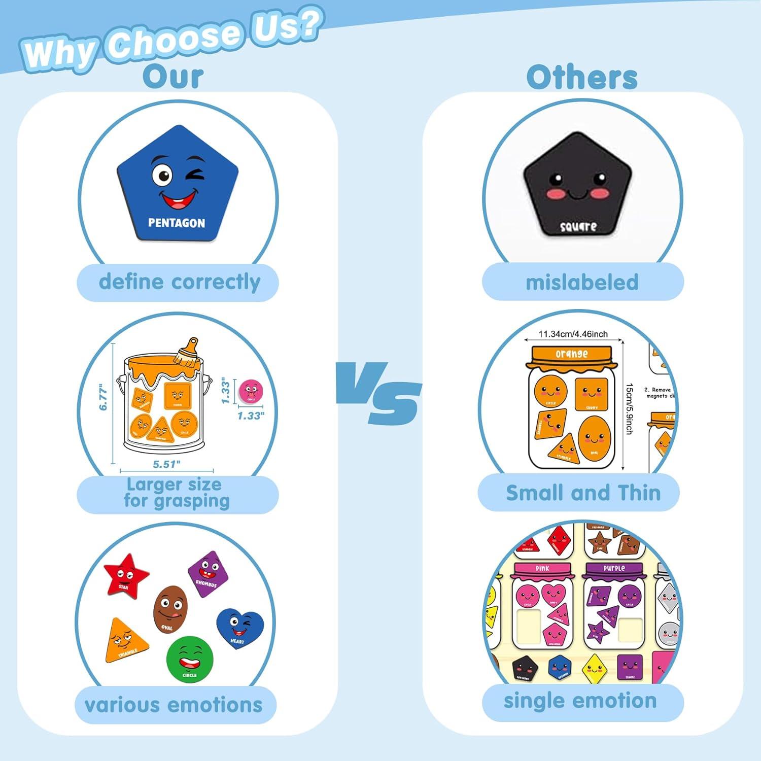 Juego de Clasificación de Colores Magnéticos Creatoy 50 Piezas