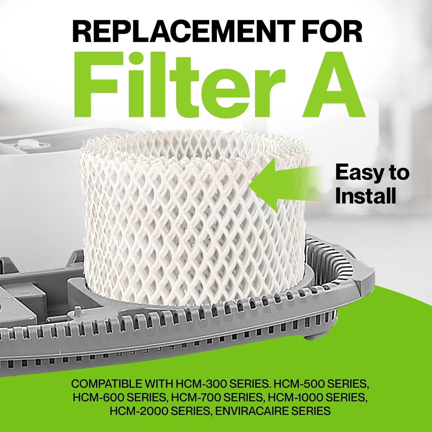 Durabasics Paquete de 4 Filtros Premium para Humidificadores Honeywell