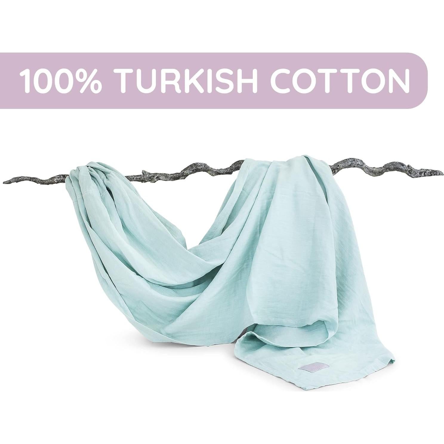 Portabebés Sling Verde Claro Mebien 100% Algodón Transpirable