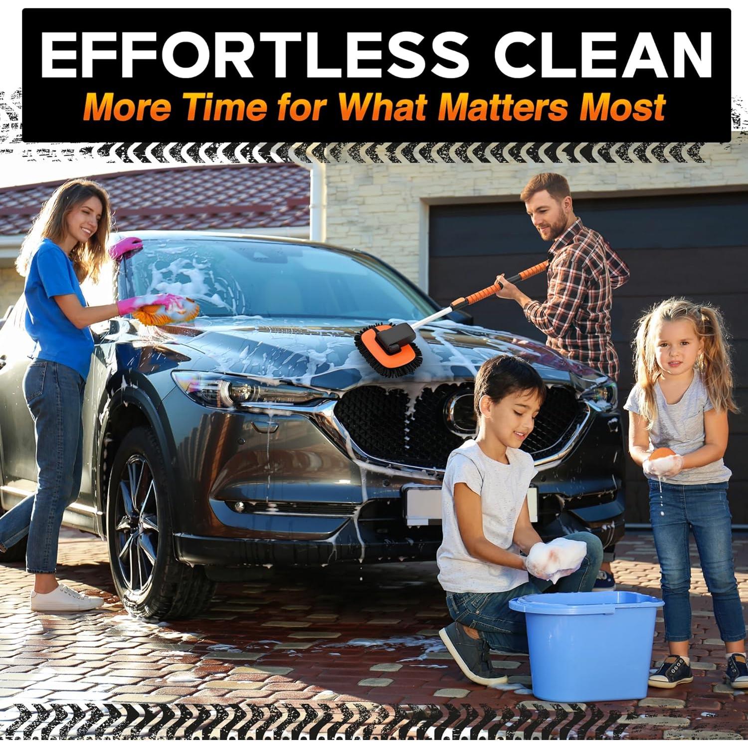 Kit de Lavado de Autos RoofPax con Mango Telescópico 2.64 kg