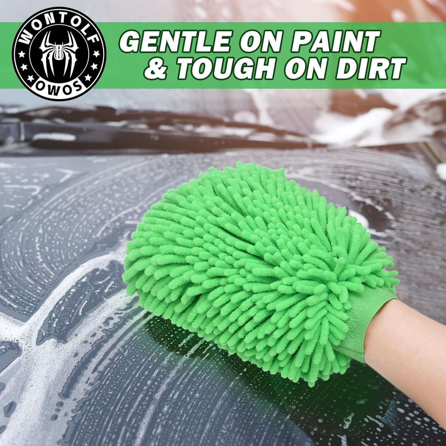 Kit de Lavado de Autos Wontolf - Rociador de Espuma y Mitón