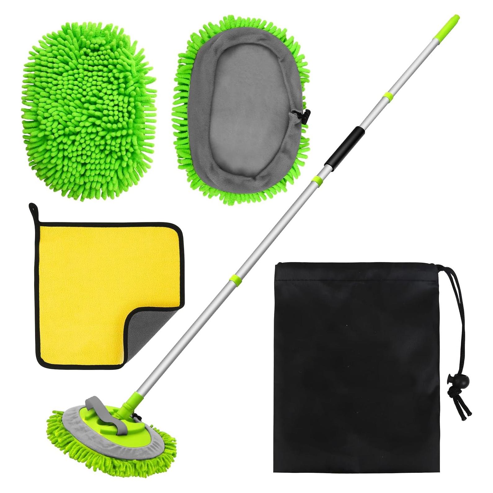 Kit de Lavado de Autos COFSODI con Cepillo Retráctil 157 cm