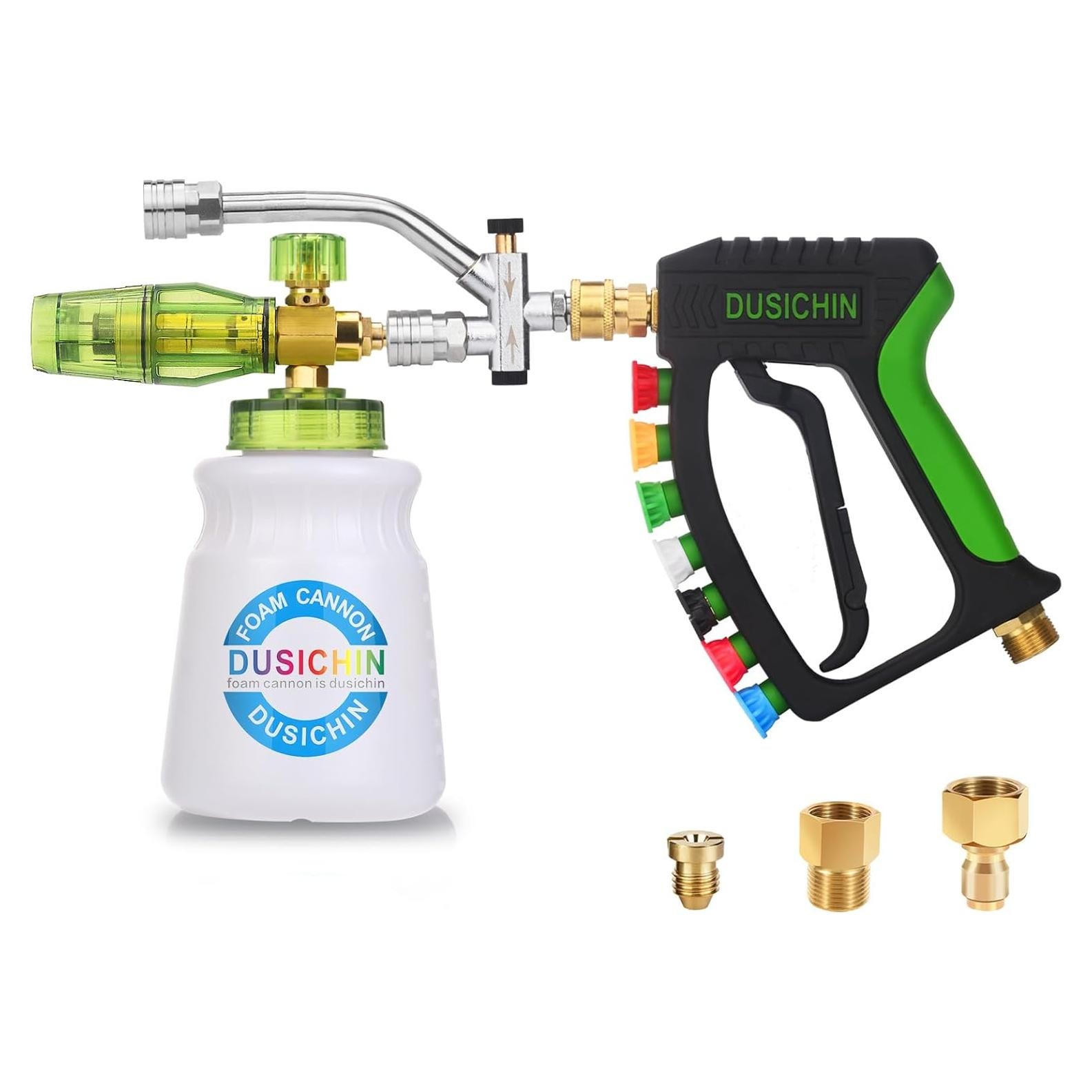 Kit de Lavado a Presión DUSICHIN 4000 PSI con Caño de Espuma