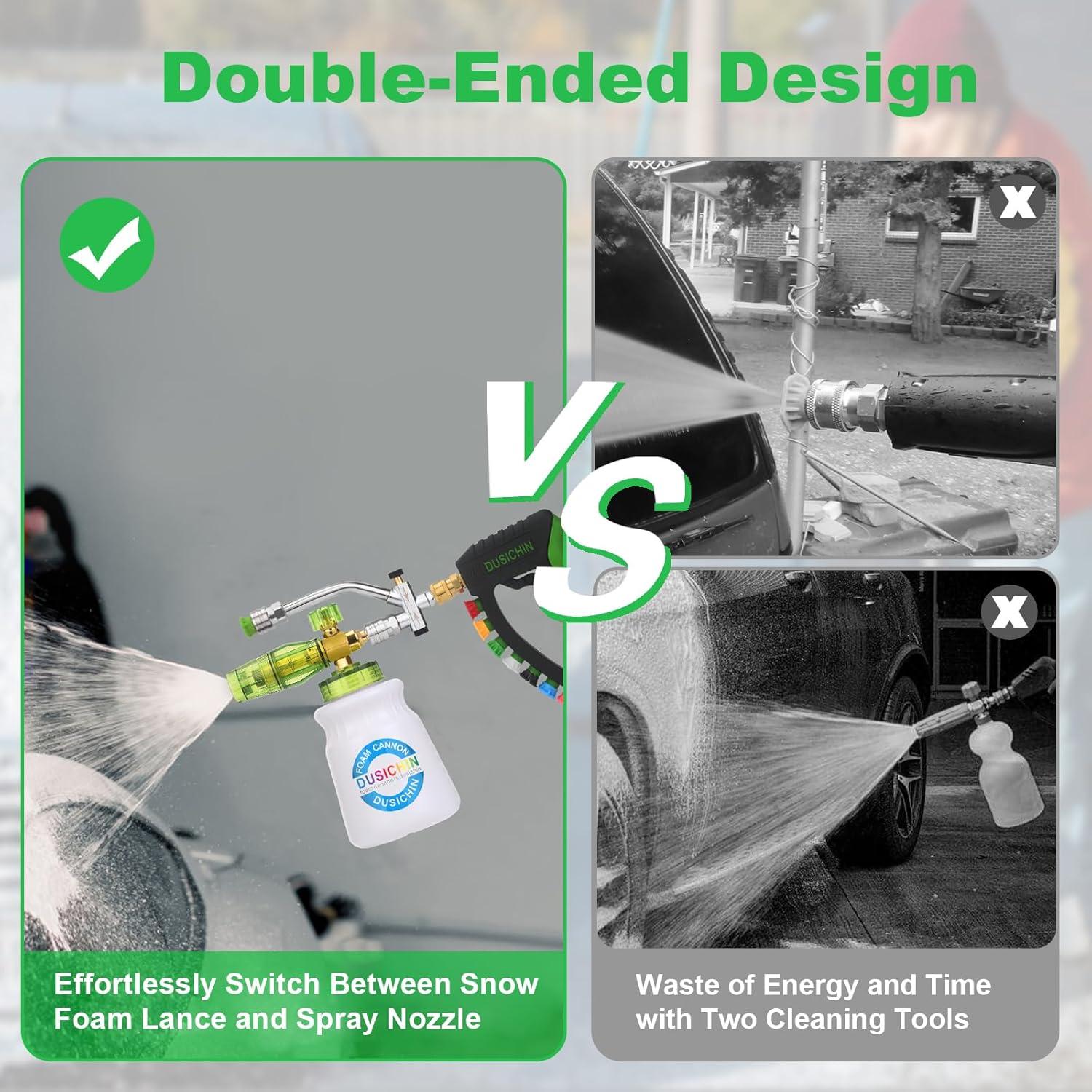 Kit de Lavado a Presión DUSICHIN 4000 PSI con Caño de Espuma