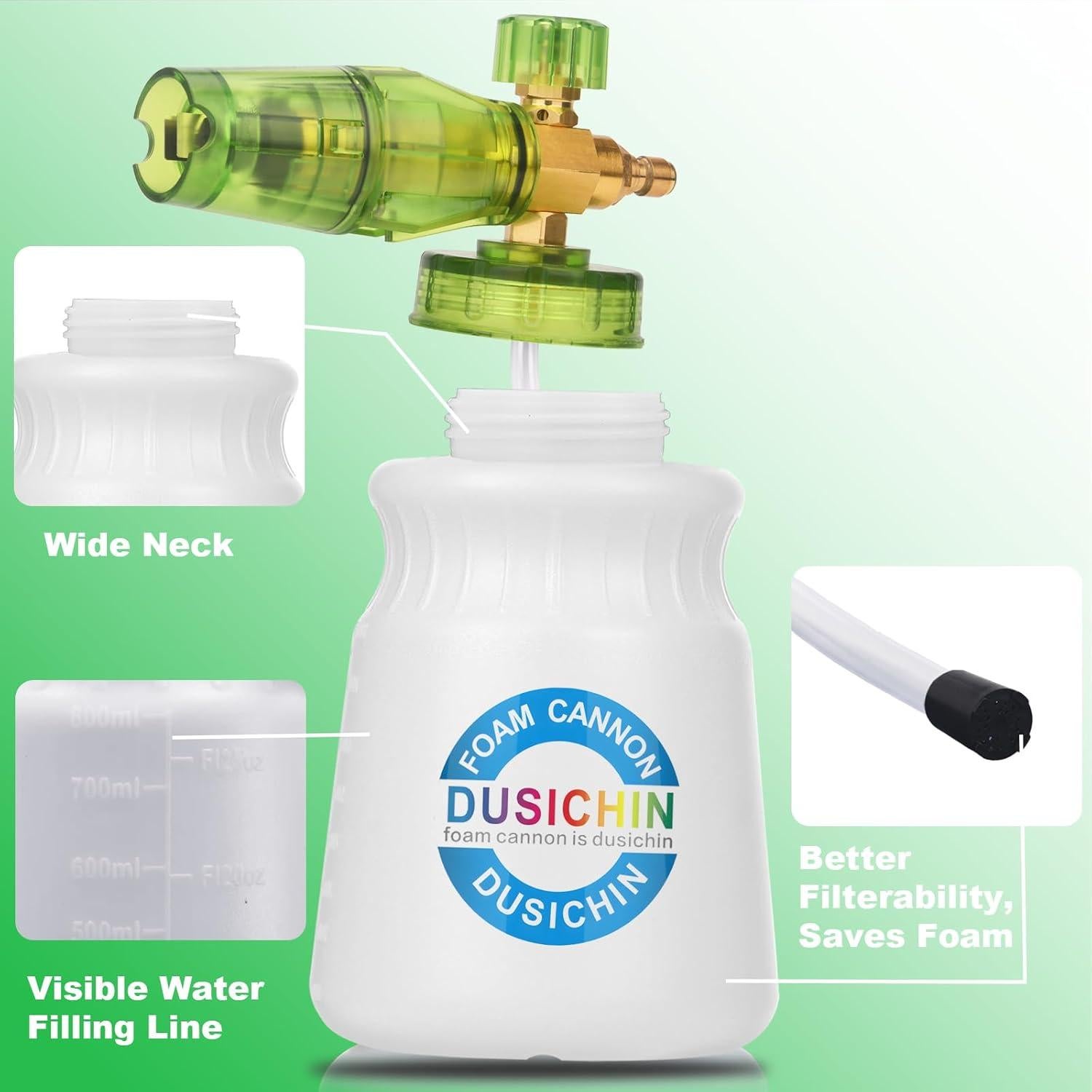 Kit de Lavado a Presión DUSICHIN 4000 PSI con Caño de Espuma