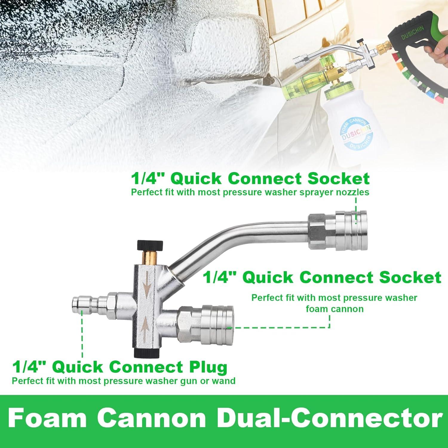 Kit de Lavado a Presión DUSICHIN 4000 PSI con Caño de Espuma
