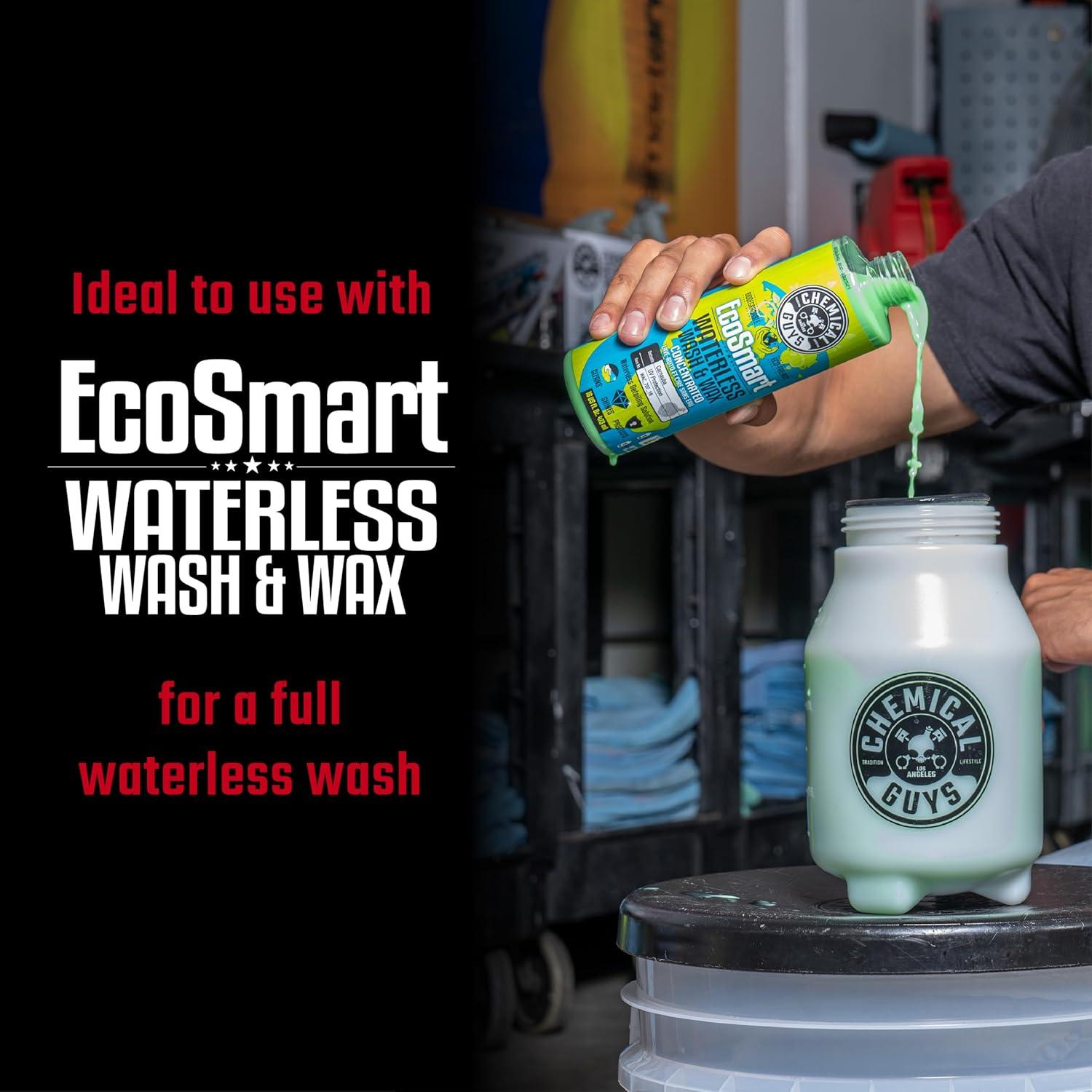 Kit de Lavado y Cera Sin Agua Chemical Guys HOL401 - EcoSmart