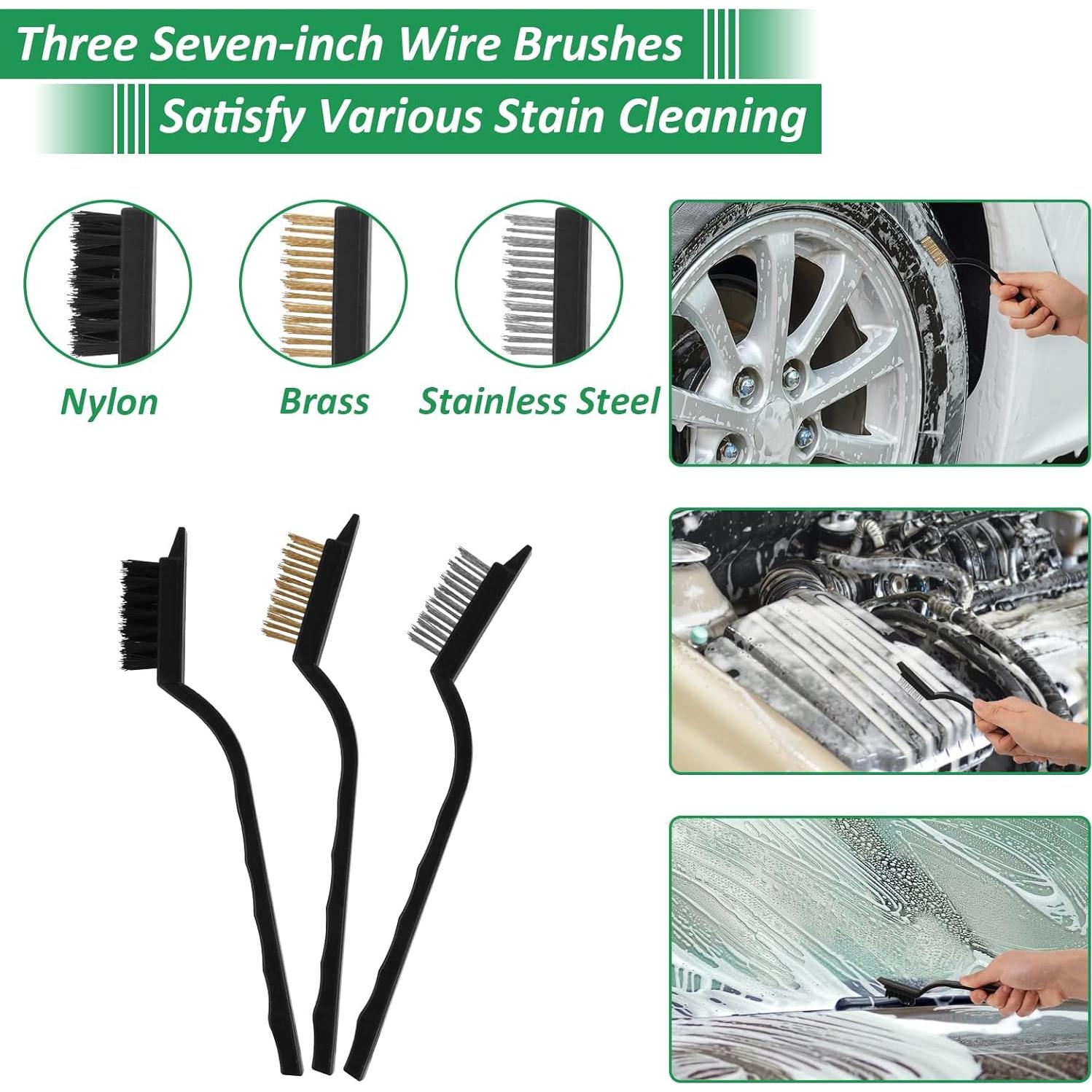 Kit de Cepillos de Detalle para Coche Goeveo G401 - 18 Piezas