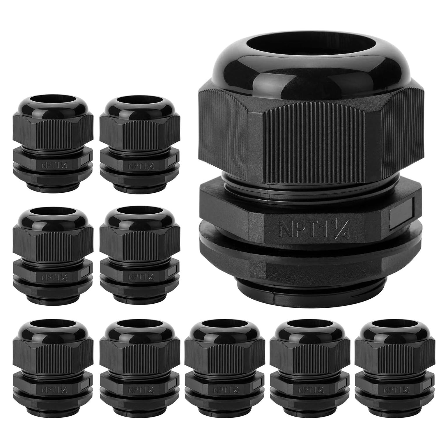 Conectores de Cable Bates 10 Pzas 32 mm Impermeables