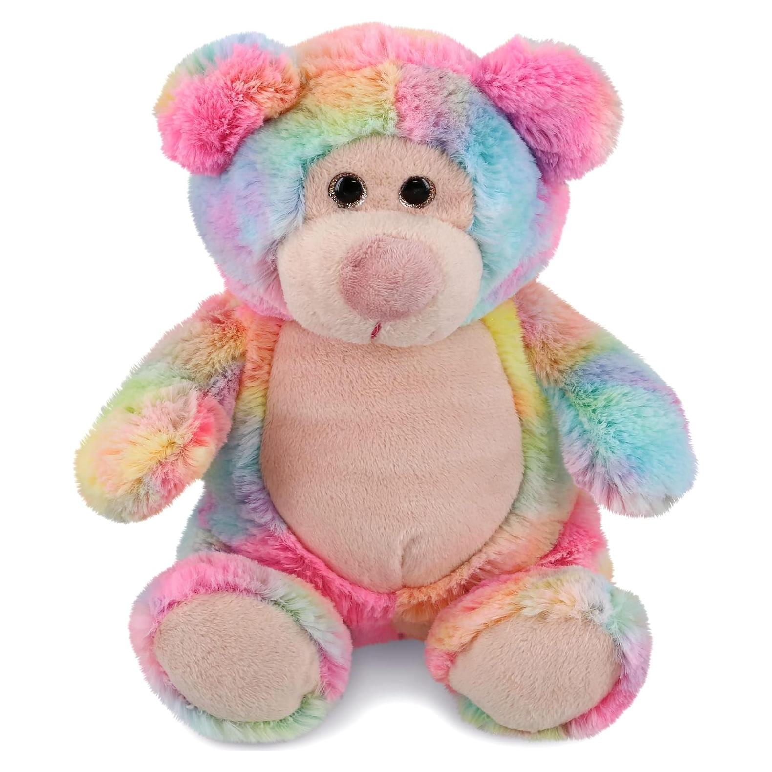 Oso de Peluche Arcoíris DolliBu 23 cm - Suave y Abrazable