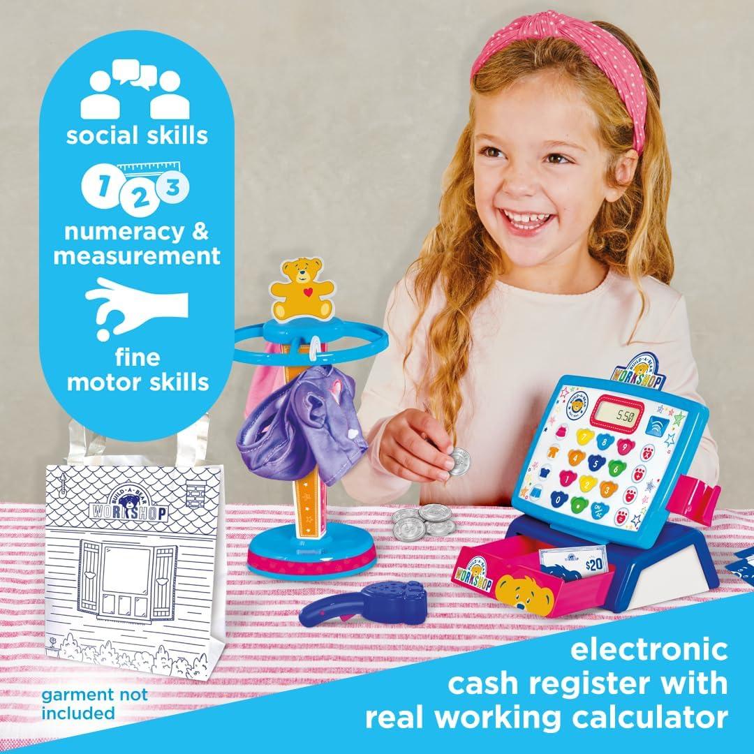 Set de Juego Casdon Taller de Osos de Peluche con Caja Registradora Electrónica