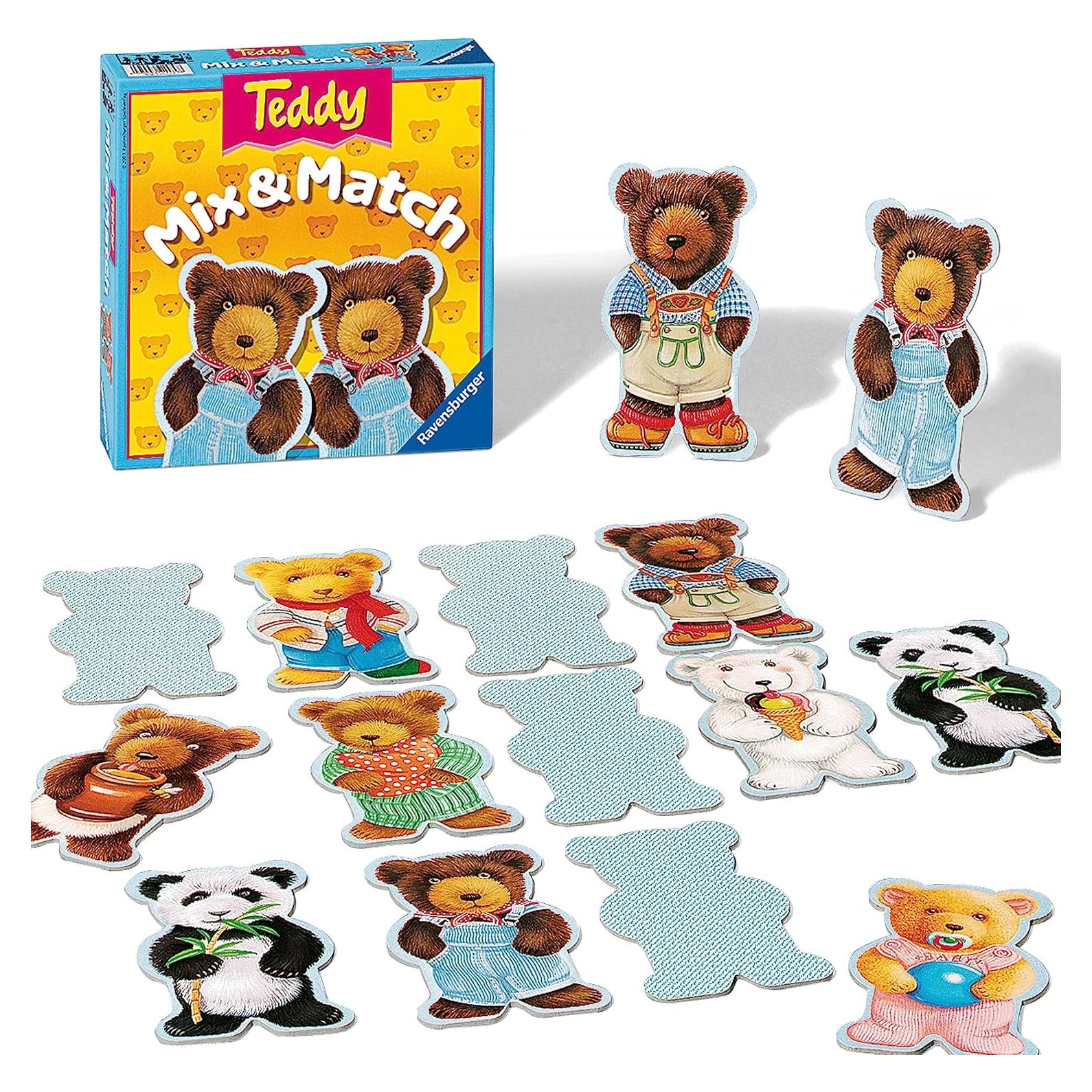 Juego Interactivo Ravensburger Teddy Mezcla y Combina 0.54 kg
