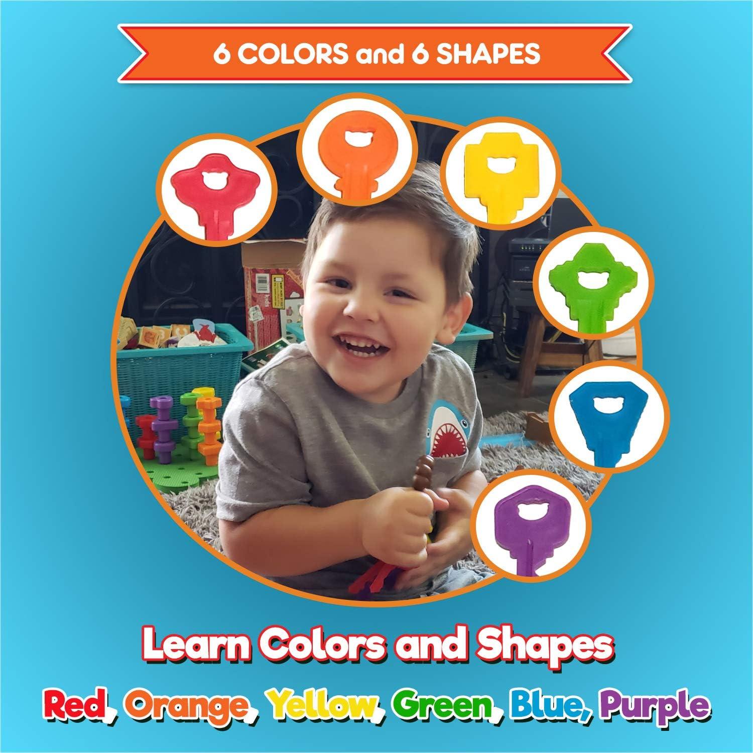 Juguetes Montessori Kids Korner - Llaves de Aprendizaje 12 Piezas