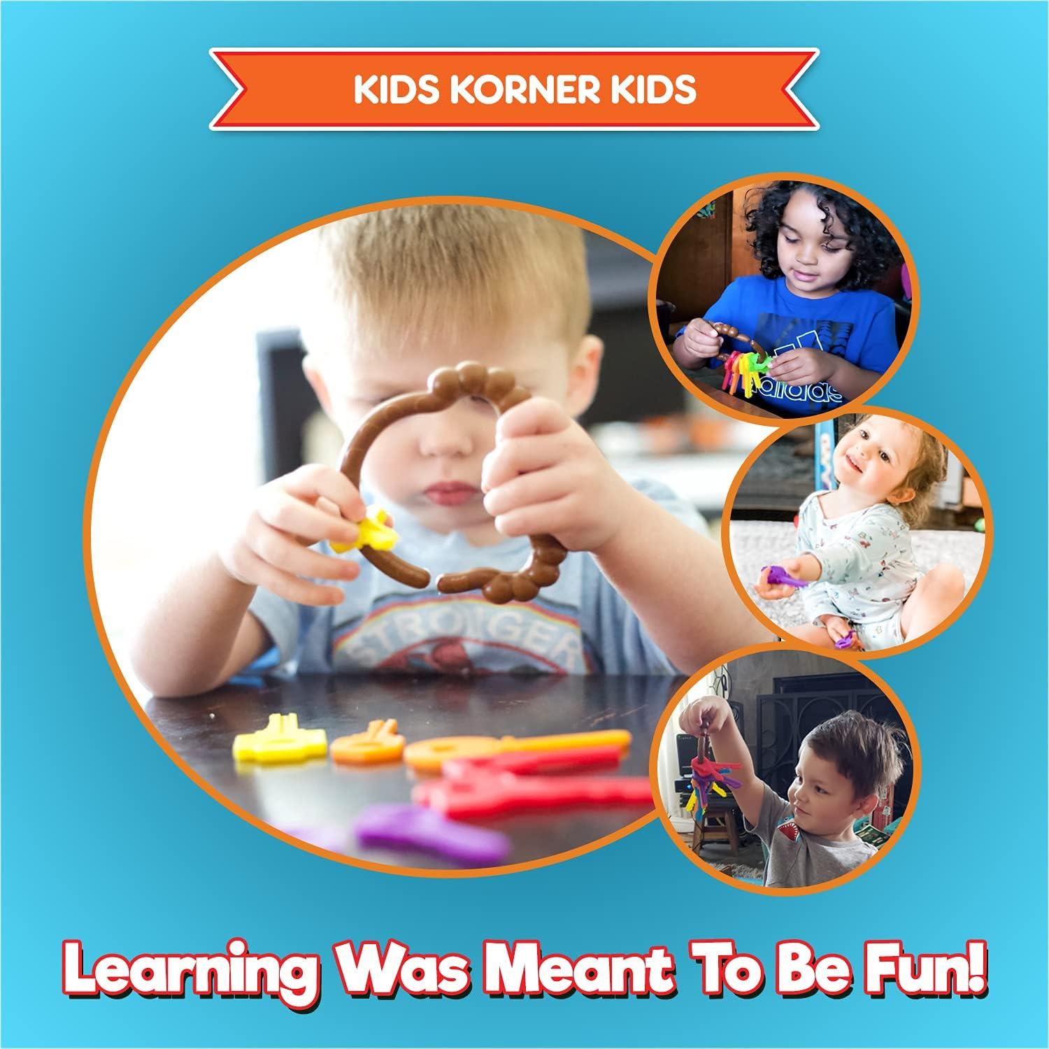 Juguetes Montessori Kids Korner - Llaves de Aprendizaje 12 Piezas