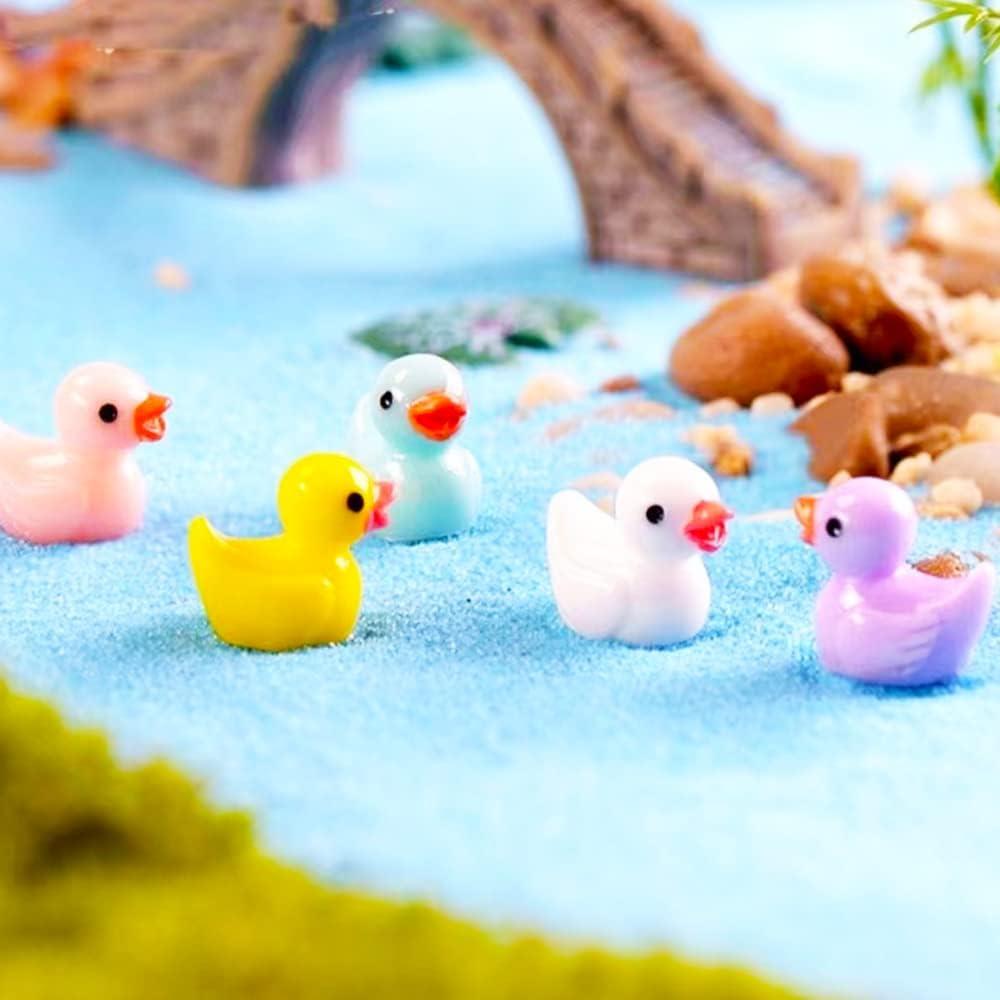 110 Mini Patos de Resina Neec para Manualidades y Jardín