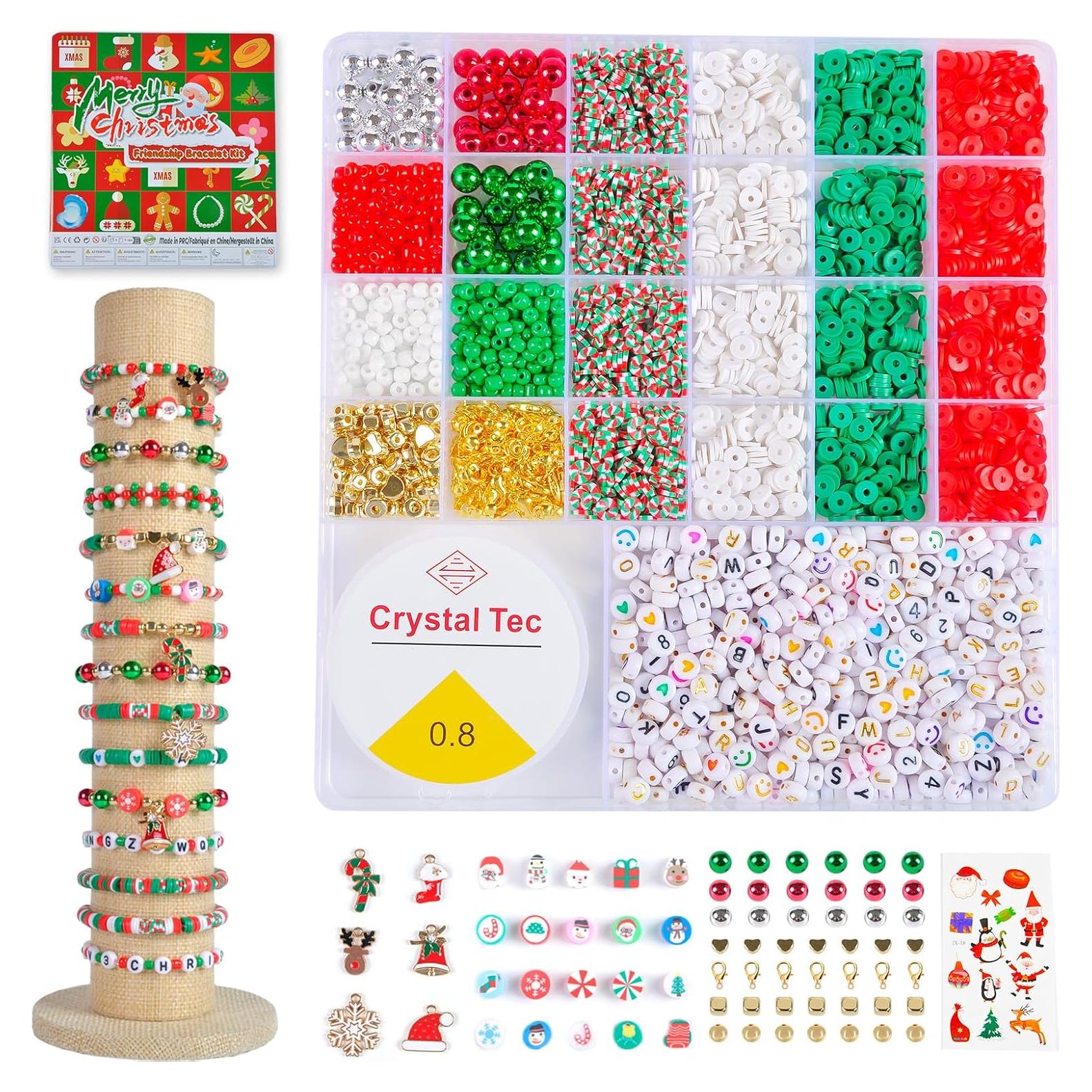 Kit de Pulsera de Amistad Navidad L'EclatDina 6000 Piezas