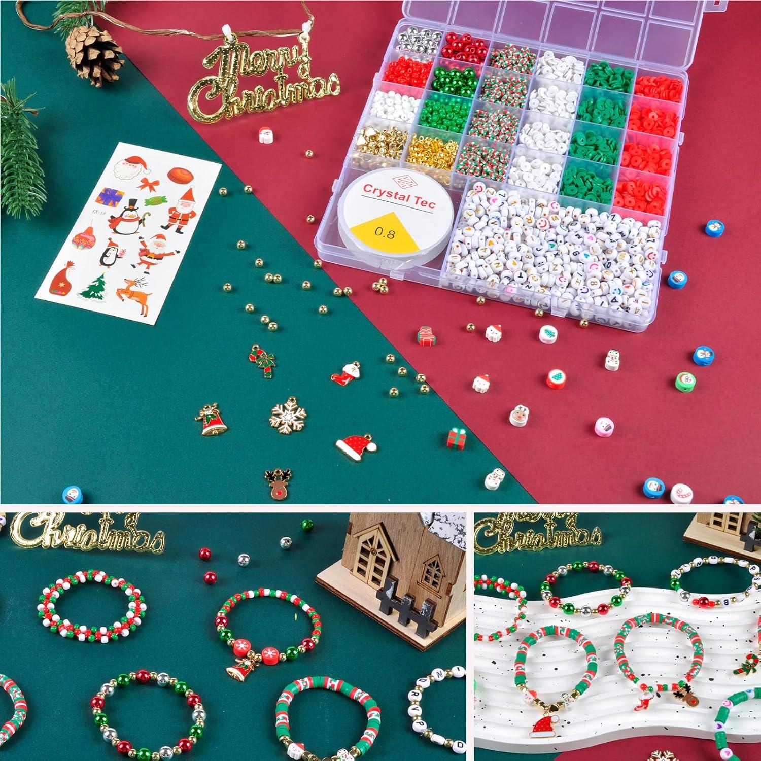 Kit de Pulsera de Amistad Navidad L'EclatDina 6000 Piezas