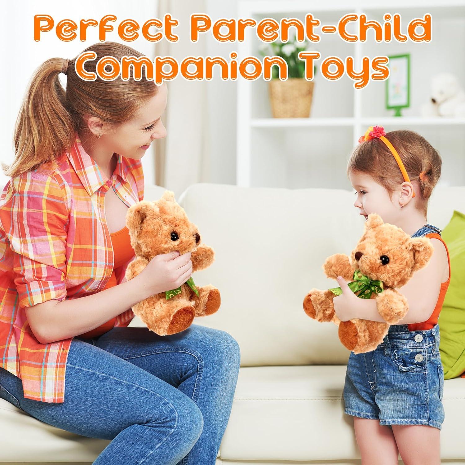 Osos de Peluche Amarillo Claro HyDren 20 cm - 24 Piezas