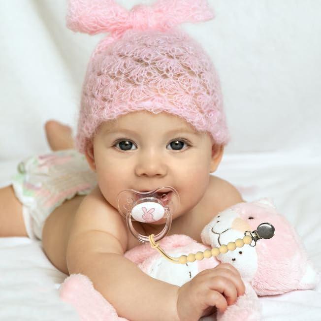 Clip de Chupete MORIBOX - Paquete de 4 Silicona Grado Alimenticio