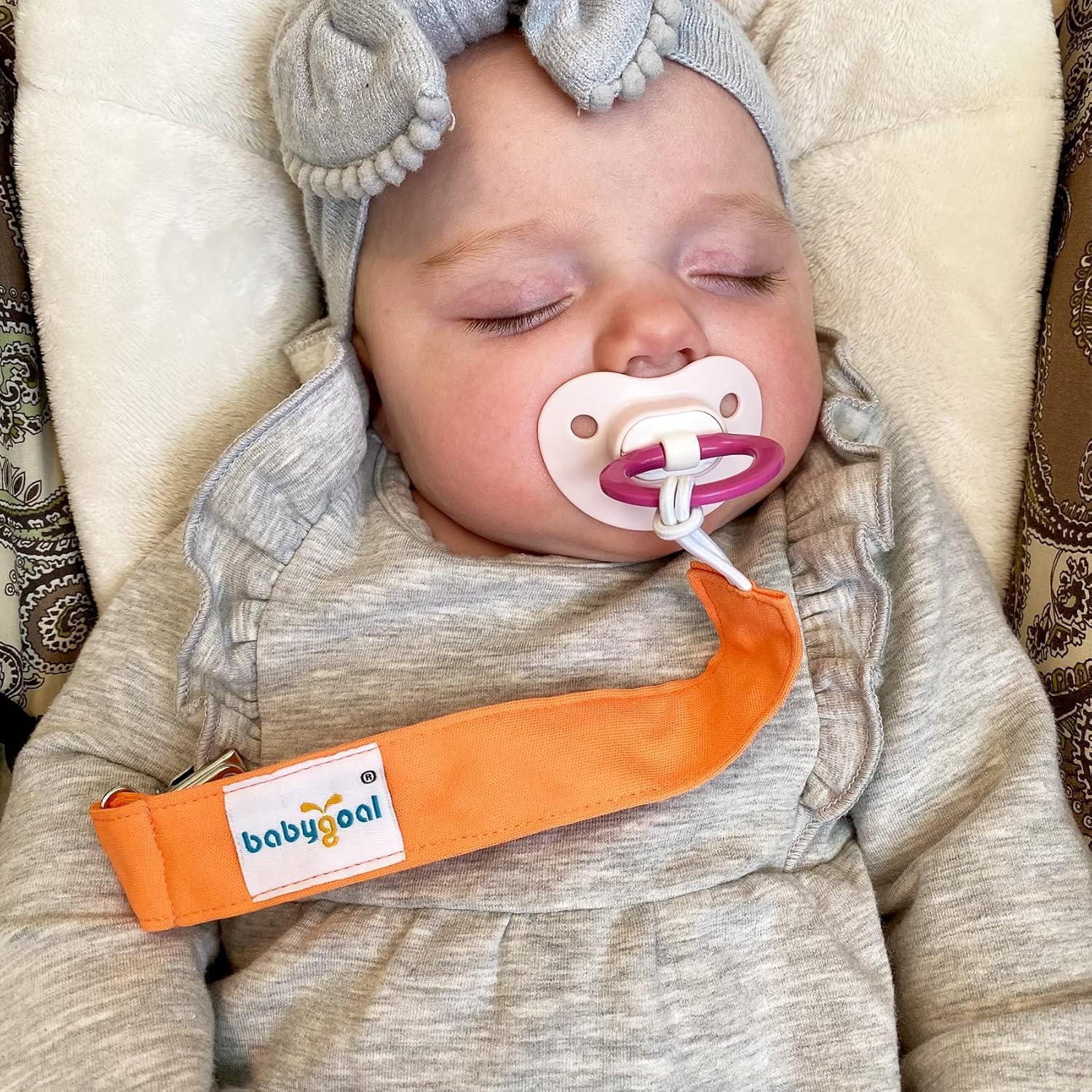 Babygoal Clips para Chupetes - Paquete de 6 Sujetadores Unisex