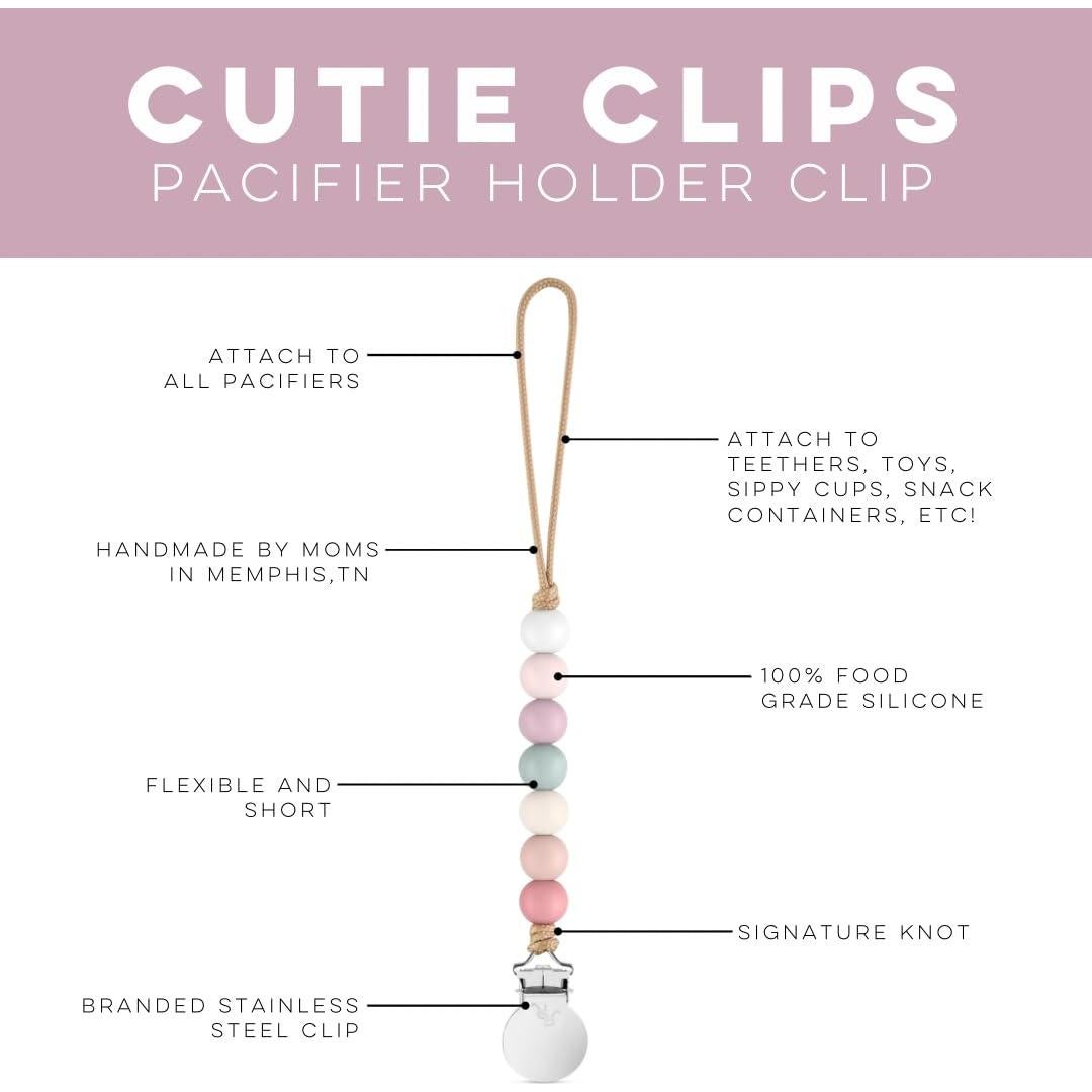 Clip de Chupete Ryan & Rose Georgia - Silicona Blossom