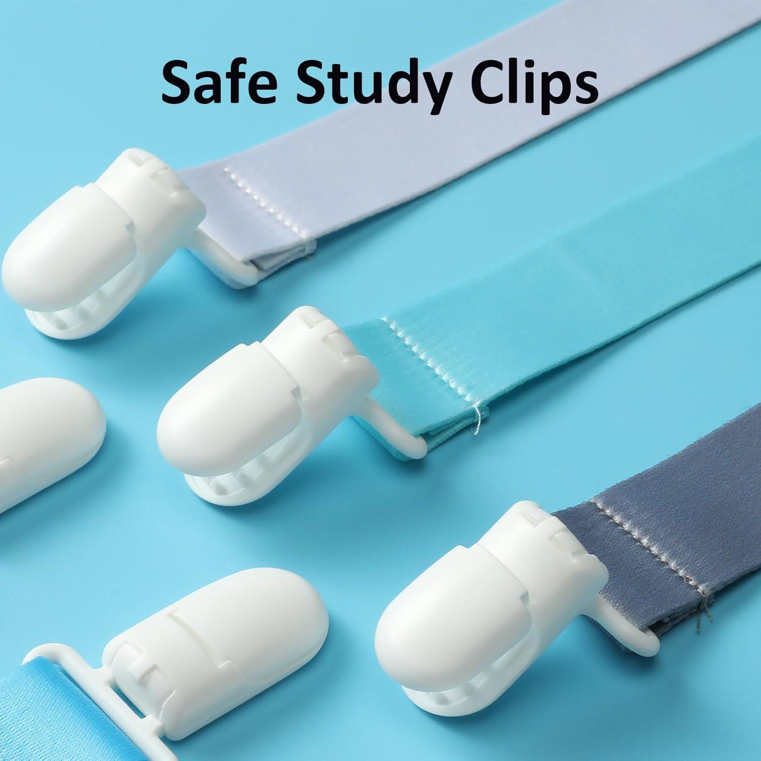 Clip de Chupete Neutro - Paquete de 10 Sujetadores para Bebés